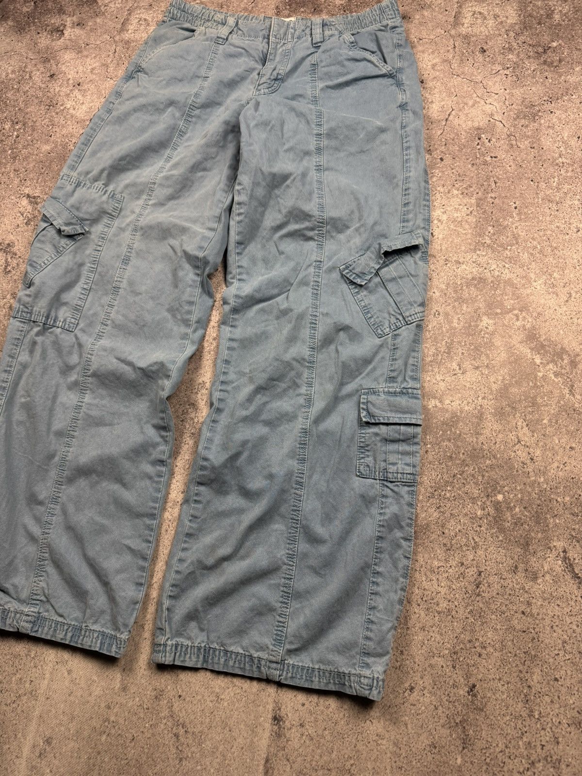 Bdg Vintage BDG Baggy Parachute Cargo Pants Y2KCargo Japanesse Size US 30 / EU 46 - 4 Thumbnail