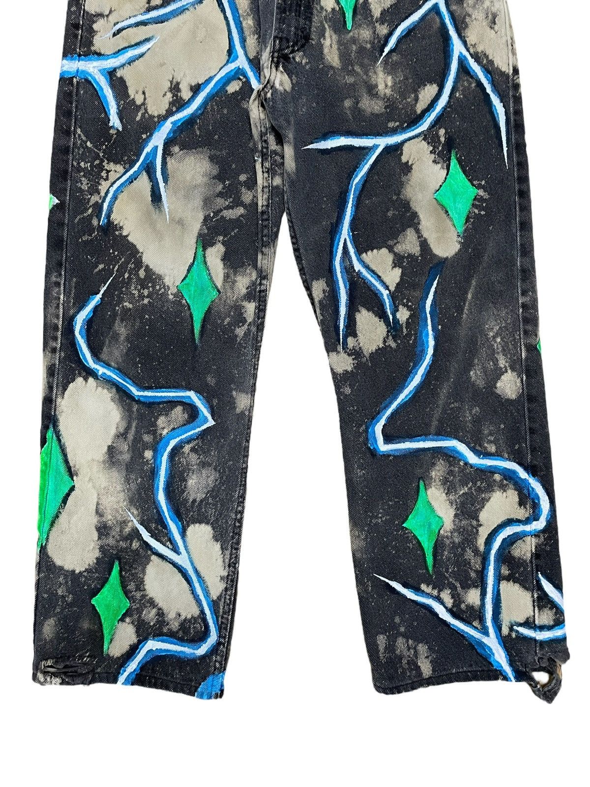 Levi's 1 of 1 Custom handpaint Levis 505 Jeans Size US 33 - 3 Thumbnail