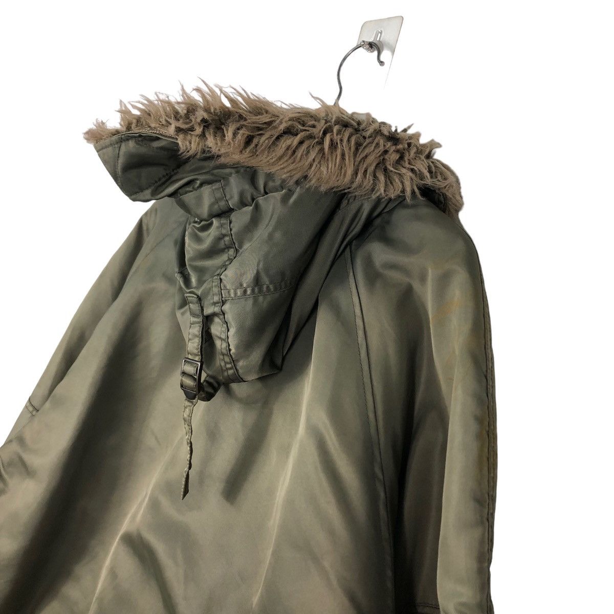 Avirex 🔥Vintage Fly Bomber Jacket Cargo Avirex Usa Mink Fur Hoodie Size US M / EU 48-50 / 2 - 10 Thumbnail