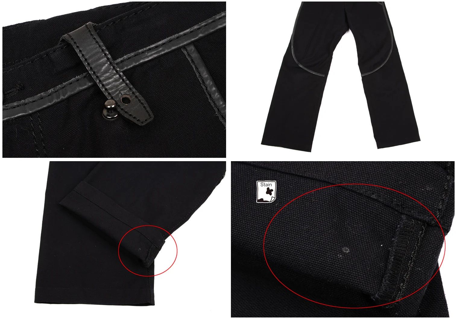 Issey Miyake Canvas Setup with Leather Piping in Black Size US M / EU 48-50 / 2 - 15 Thumbnail