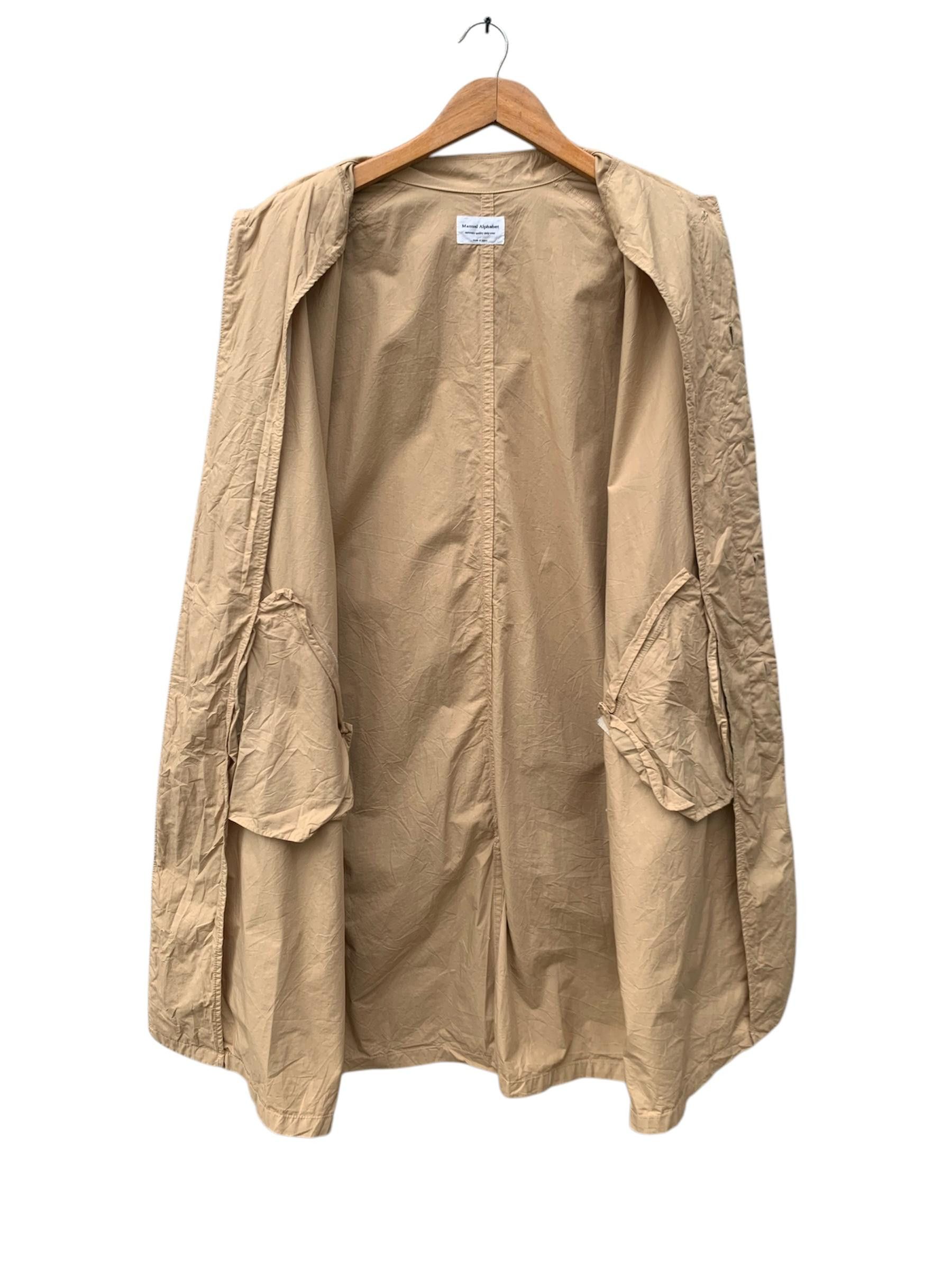Japanese Brand × Manual Alphabet Vintage Manual Alphabet Trench Coat Jacket Size L / US 10 / IT 46 - 4 Thumbnail