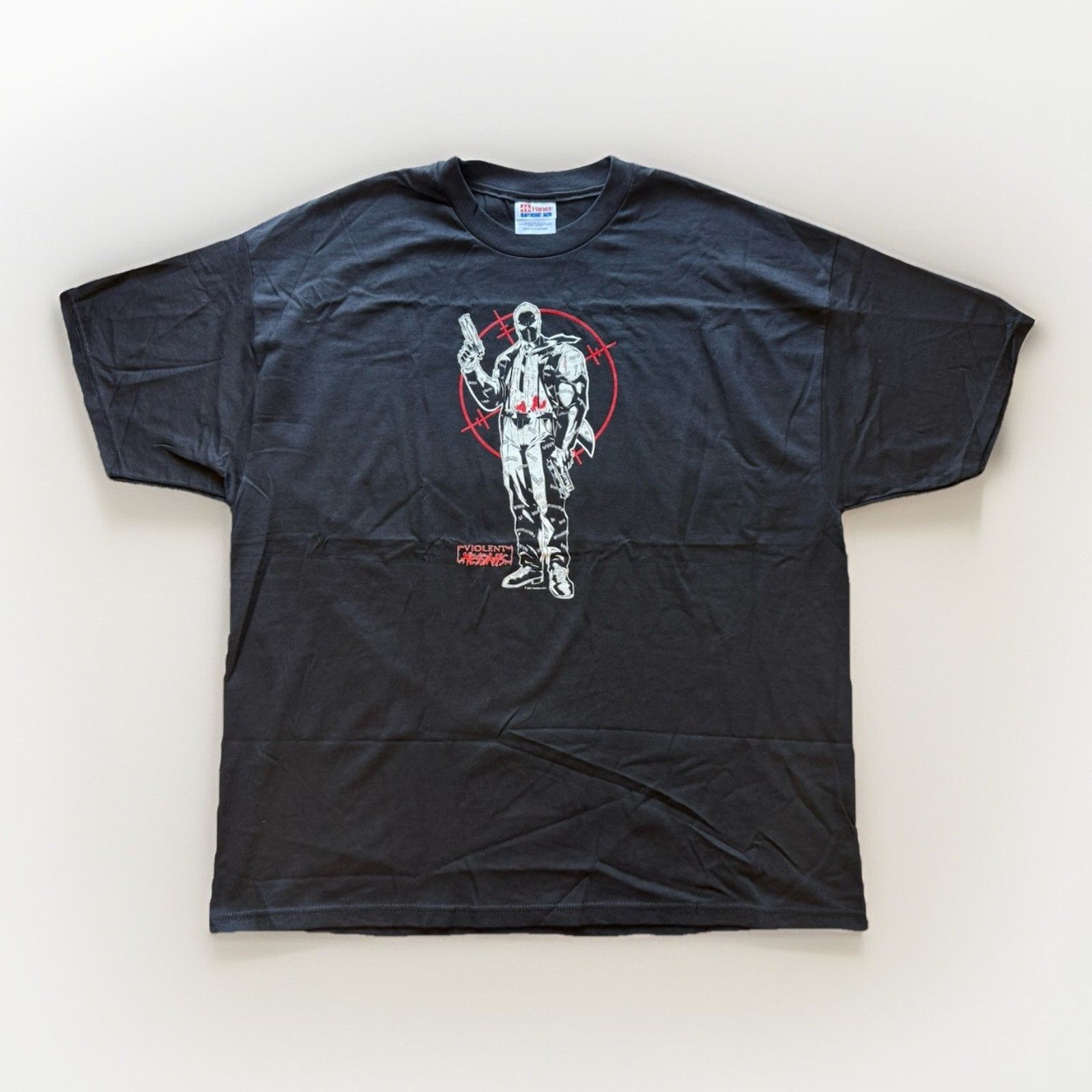 Hanes 2001 Violent Messiahs Comic Shirt XL Hanes Tag Gun Art Black Size US XL / EU 56 / 4 - 1 Thumbnail