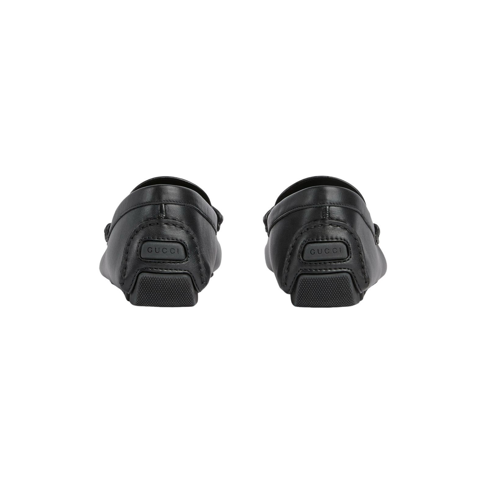 Gucci GUCCI $980 Driver Black With Web Loafers New & Authentic (Me Size US 10.5 / EU 43-44 - 2 Thumbnail