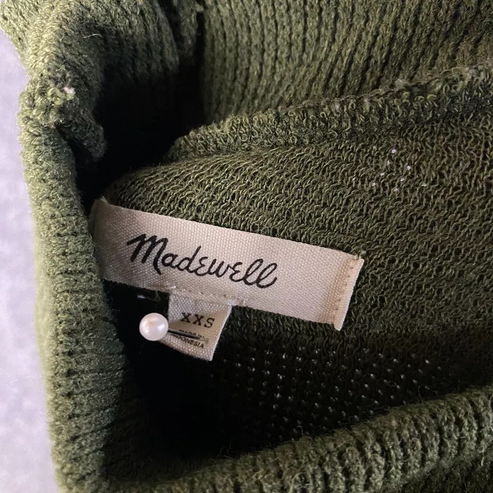 Madewell Madewell Sweater Women's XXS Pullover Henley Polyester Blend Size XXS / US 00 / IT 34 - 9 Thumbnail