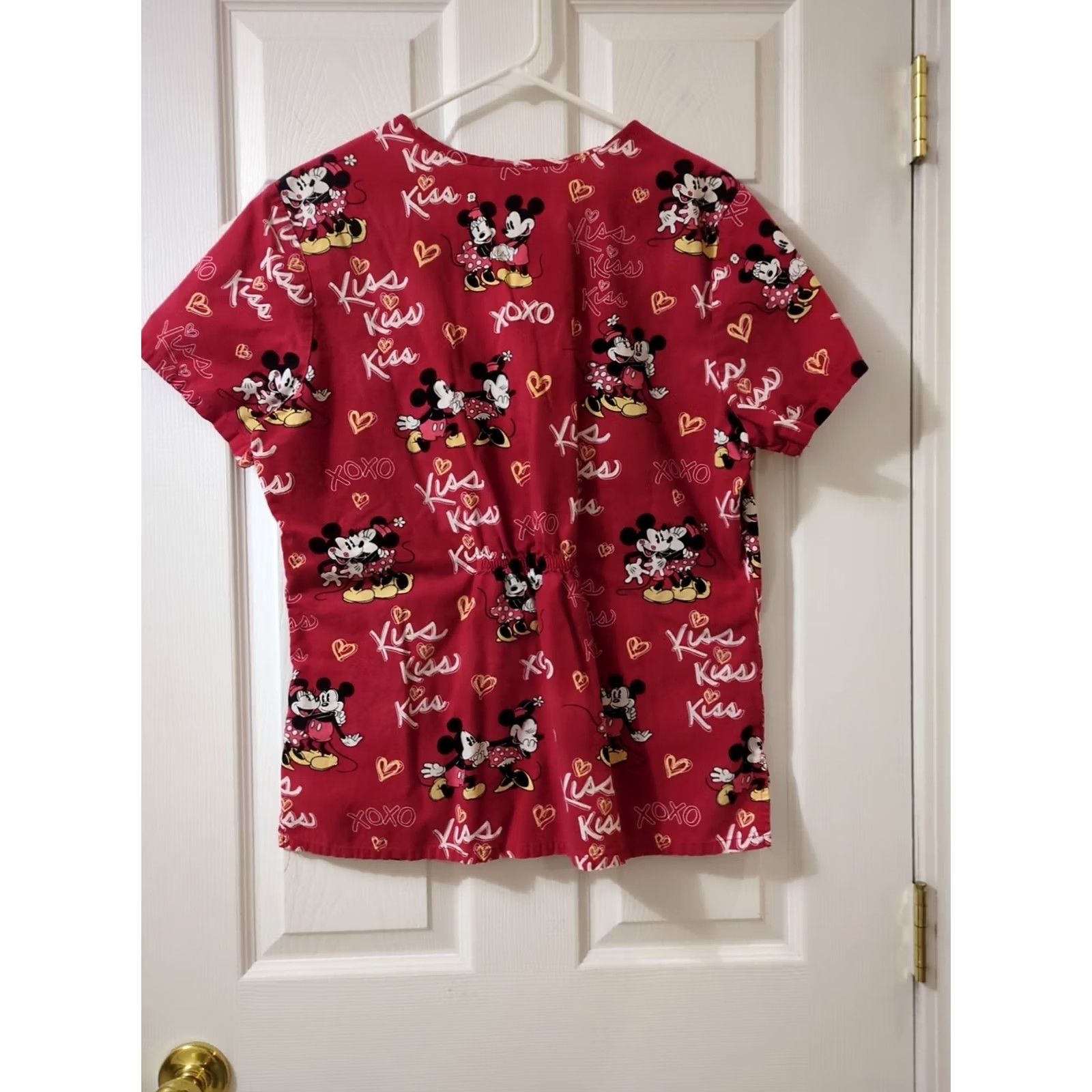 Disney Disney Scrubs Women Small Mickey Mouse Minnie Red Nurse Shirt Size M / US 6-8 / IT 42-44 - 5 Thumbnail
