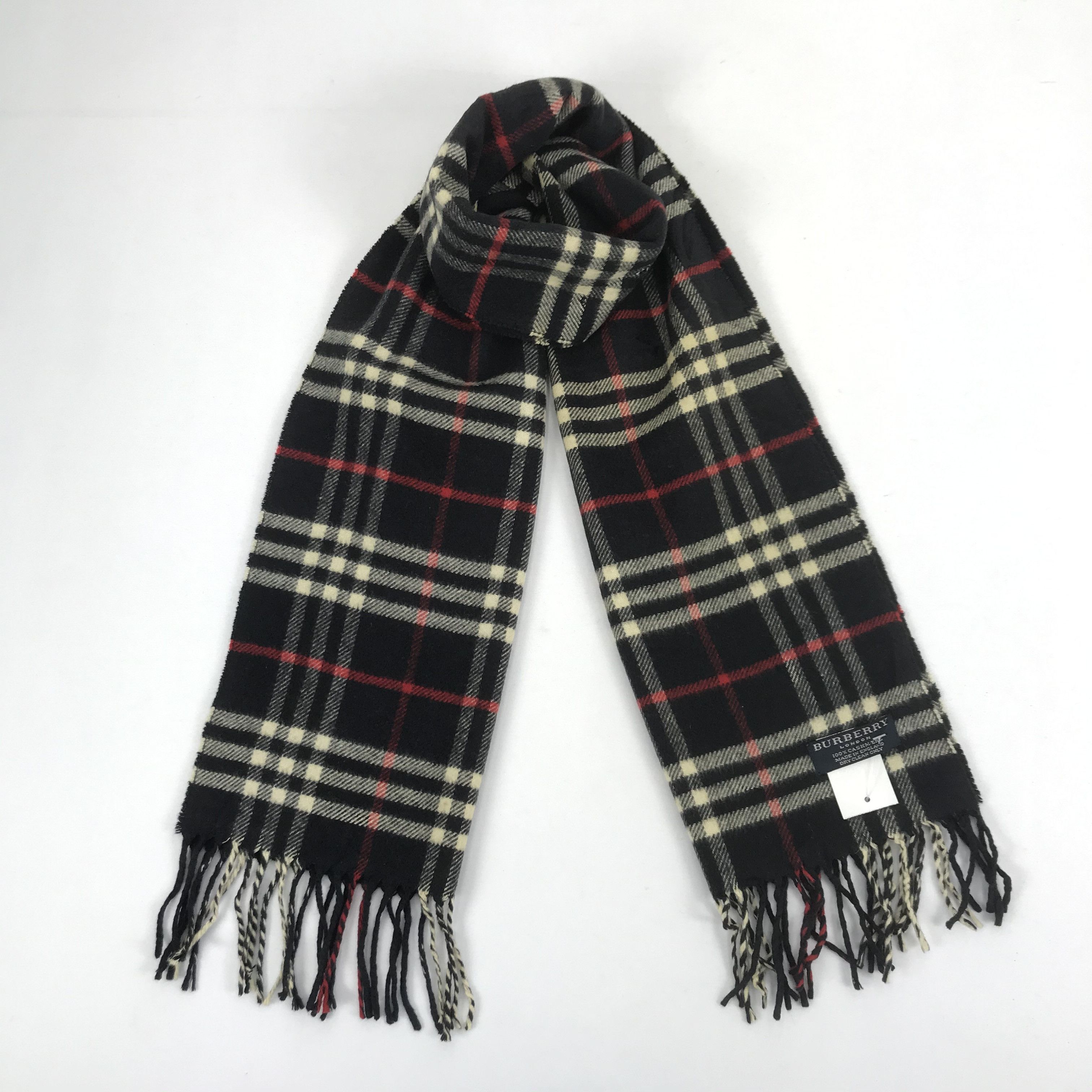 Burberry Vintage Burberry Scarf Muffler Wool Cashmere Scarves Size ONE SIZE - 1 Thumbnail