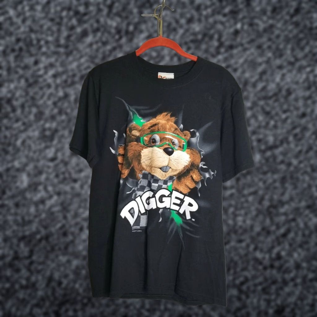 Chase Authentics FOX SPORTS DIGGER NASCAR CHASE RACING T-SHIRT Double Sided BLACK S Mens Size US S / EU 44-46 / 1 - 1 Thumbnail