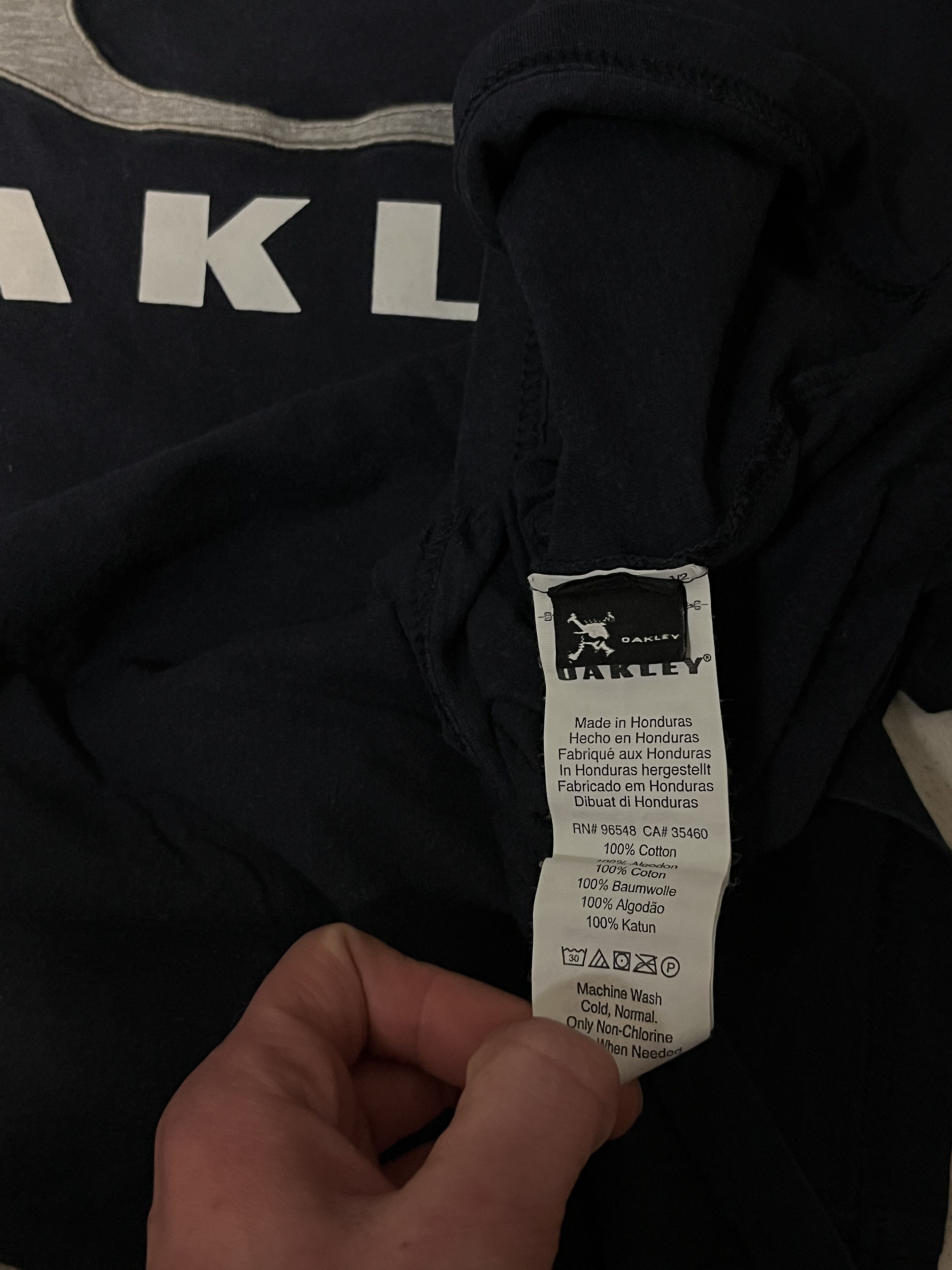 Oakley × Vintage y2k Oakley Chrome Central Logo y2k Size US L / EU 52-54 / 3 - 5 Thumbnail