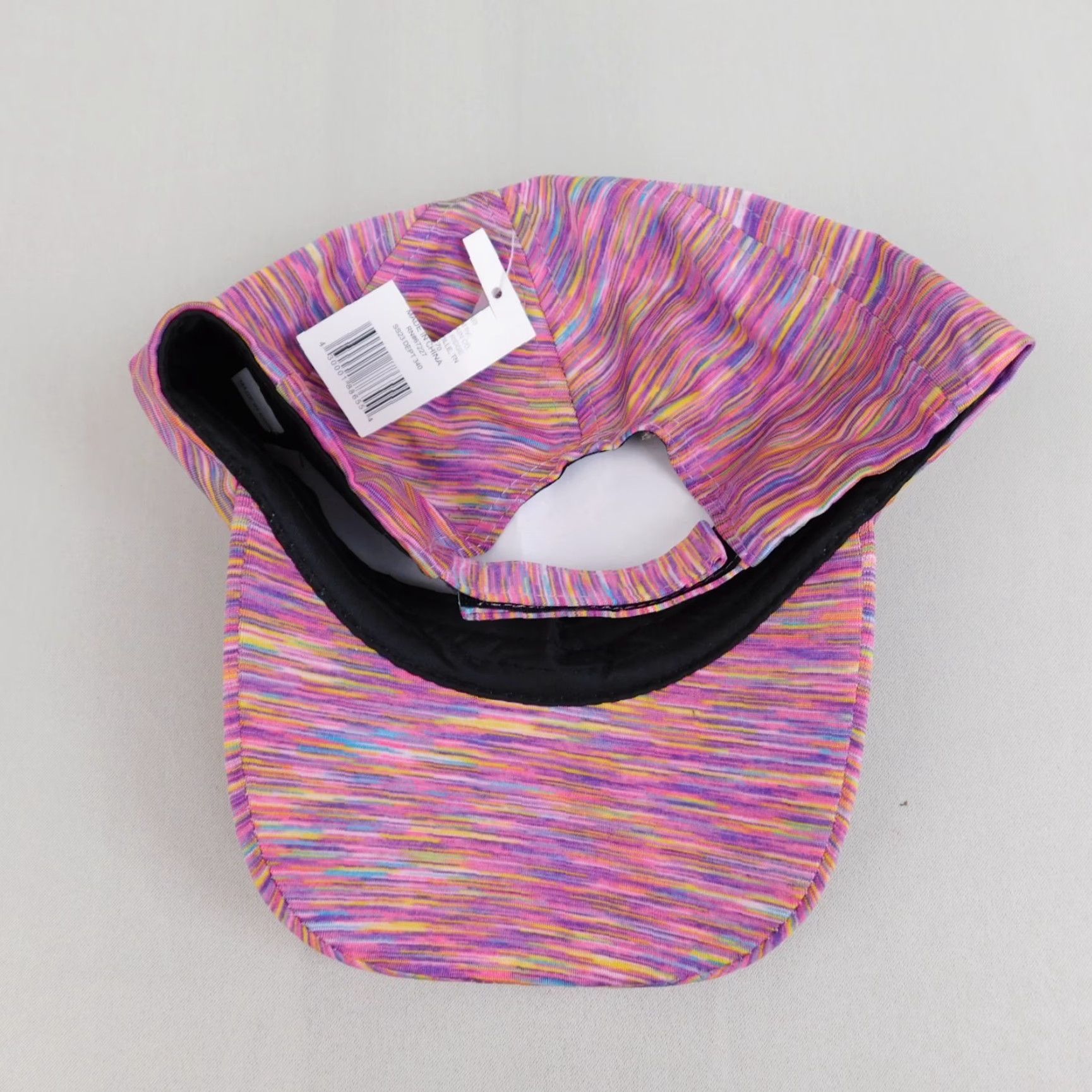 Vintage Women's Space-Dye Printed Baseball Cap Pink One Size Adjustable Canvas Polyester Abstract Space Mom Cap Womens Size ONE SIZE - 3 Thumbnail