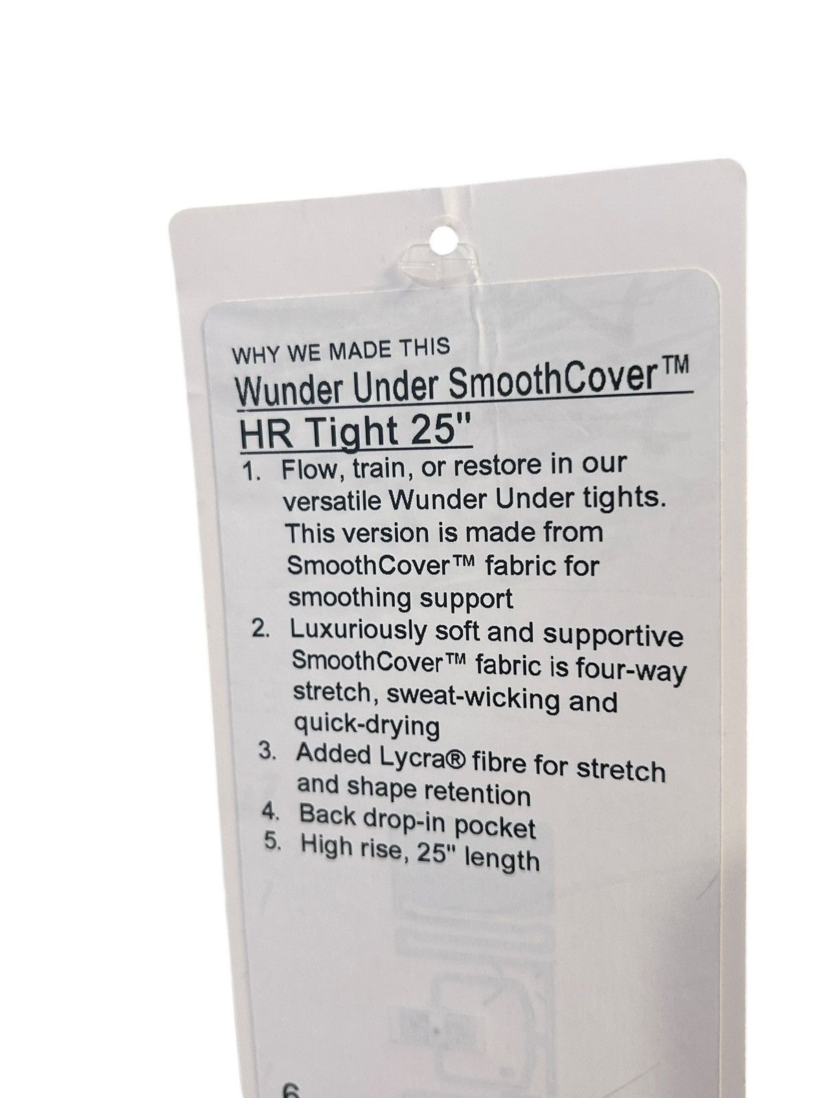 Lululemon Lululemon Wunder Under SmoothCover Tight 25" 6 Espresso Size 28" / US 6 / IT 42 - 10 Thumbnail