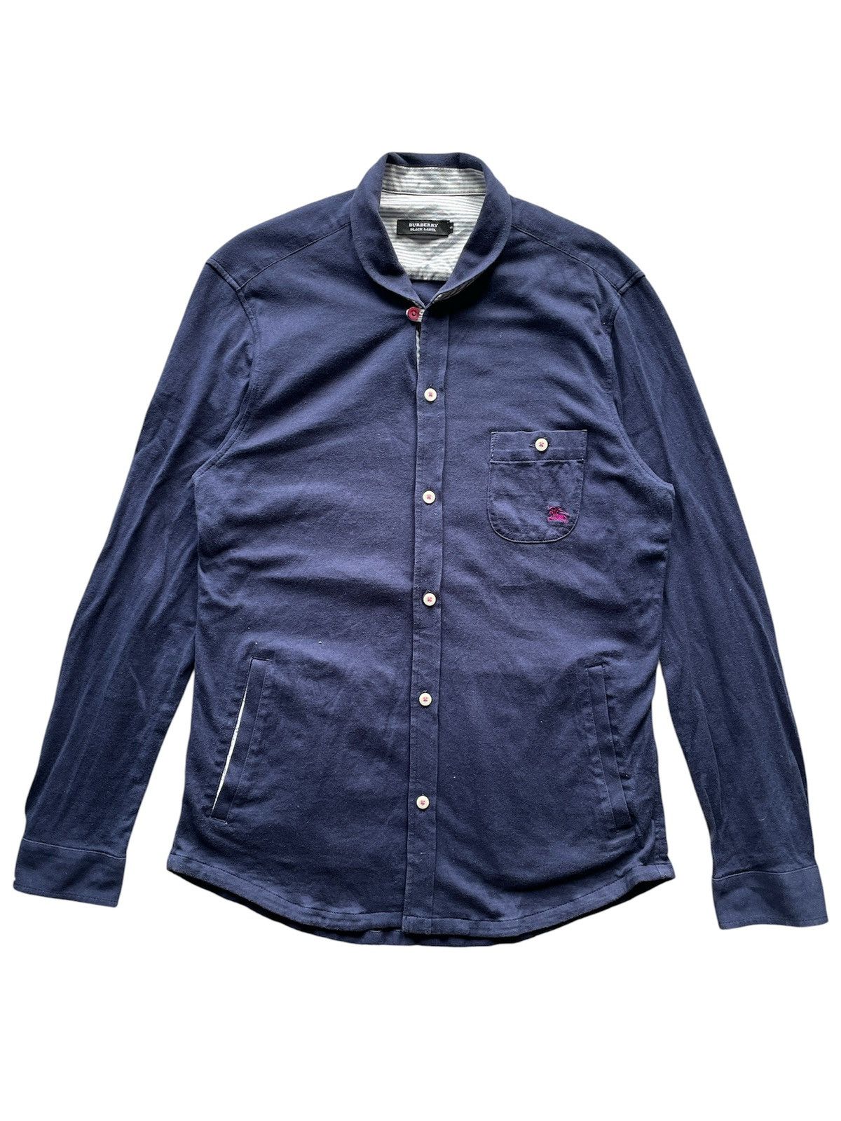 Burberry Burberry Black Label Button Up Shirt Long Sleeve Size US S / EU 44-46 / 1 - 1 Thumbnail