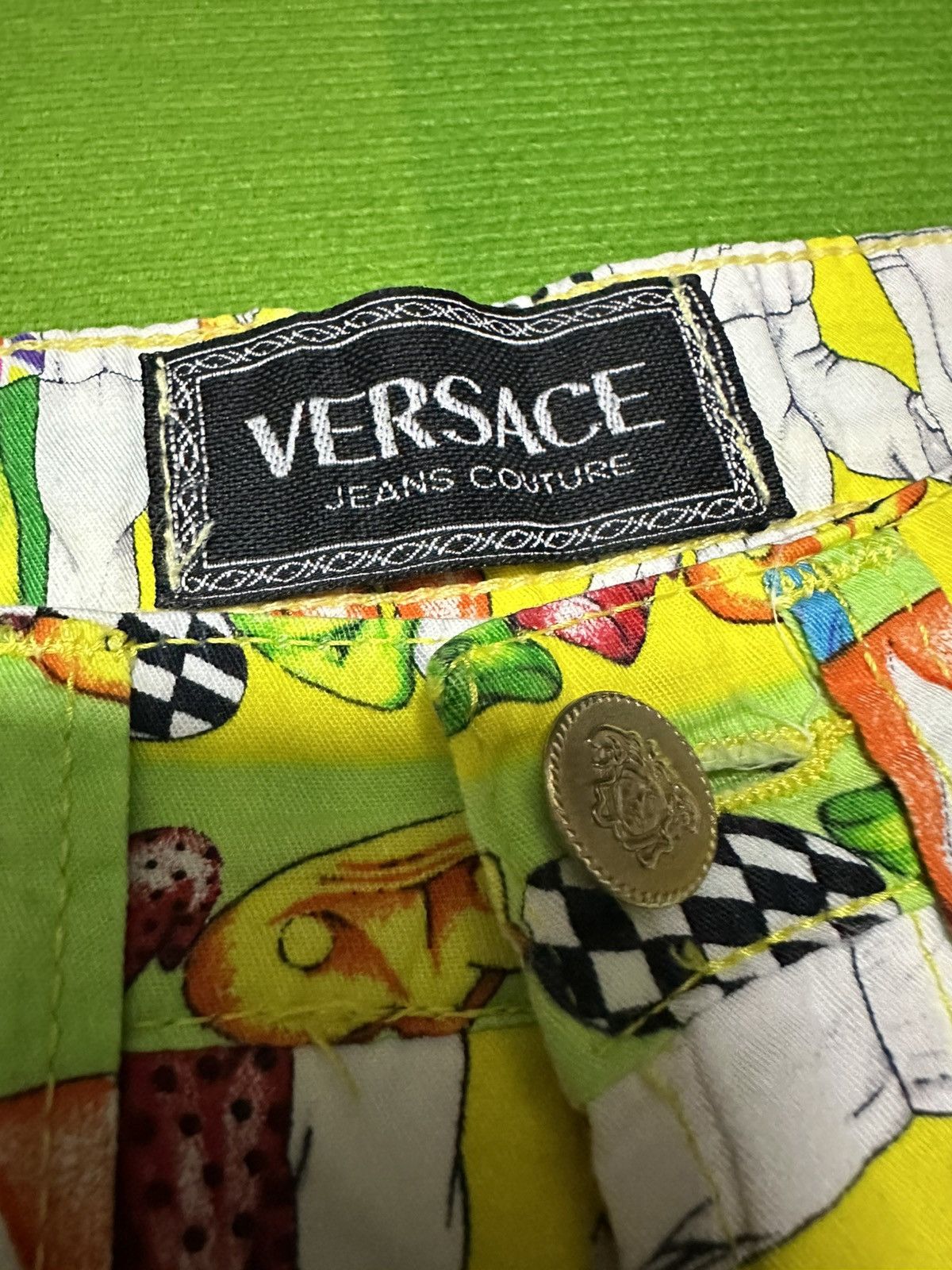 Versace Jeans Couture Versace Jeans Couture overprint pants Size 26" / US 2 / IT 38 - 3 Thumbnail