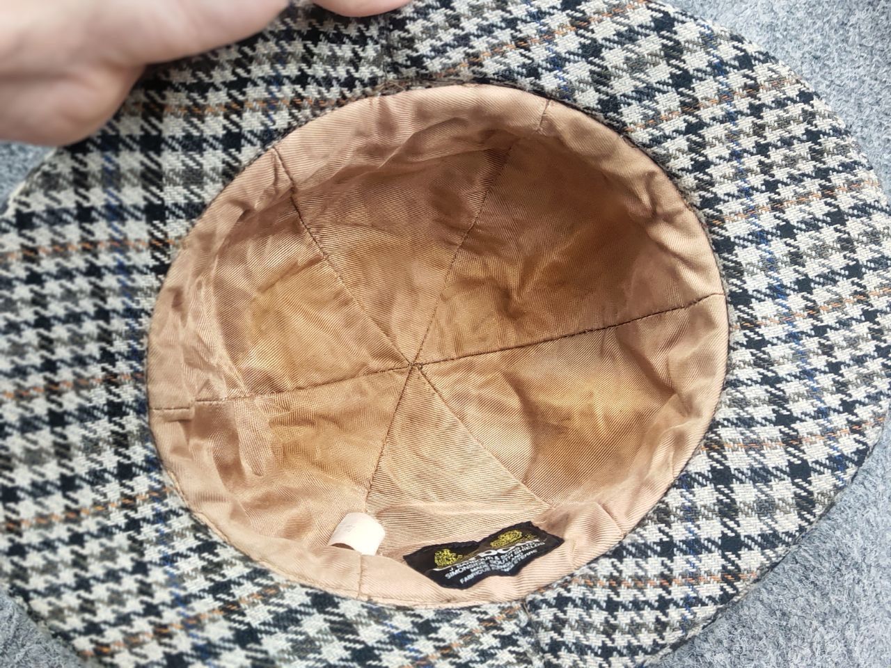 Barbour Vintage 70's Barbour Wool Tweed Sherlock Holmes trilby hat Size ONE SIZE - 10 Thumbnail
