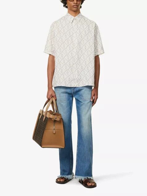 Fendi o1loc1c0824 Shirt in Grey Size US XS / EU 42 / 0 - 2 Thumbnail