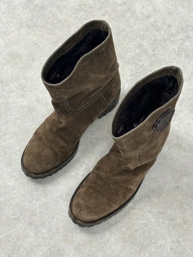 Gucci AW2008 Gucci Brown Suede Ankle Boots by Frida Giannini Size US 7.5 / EU 40-41 - 4 Thumbnail