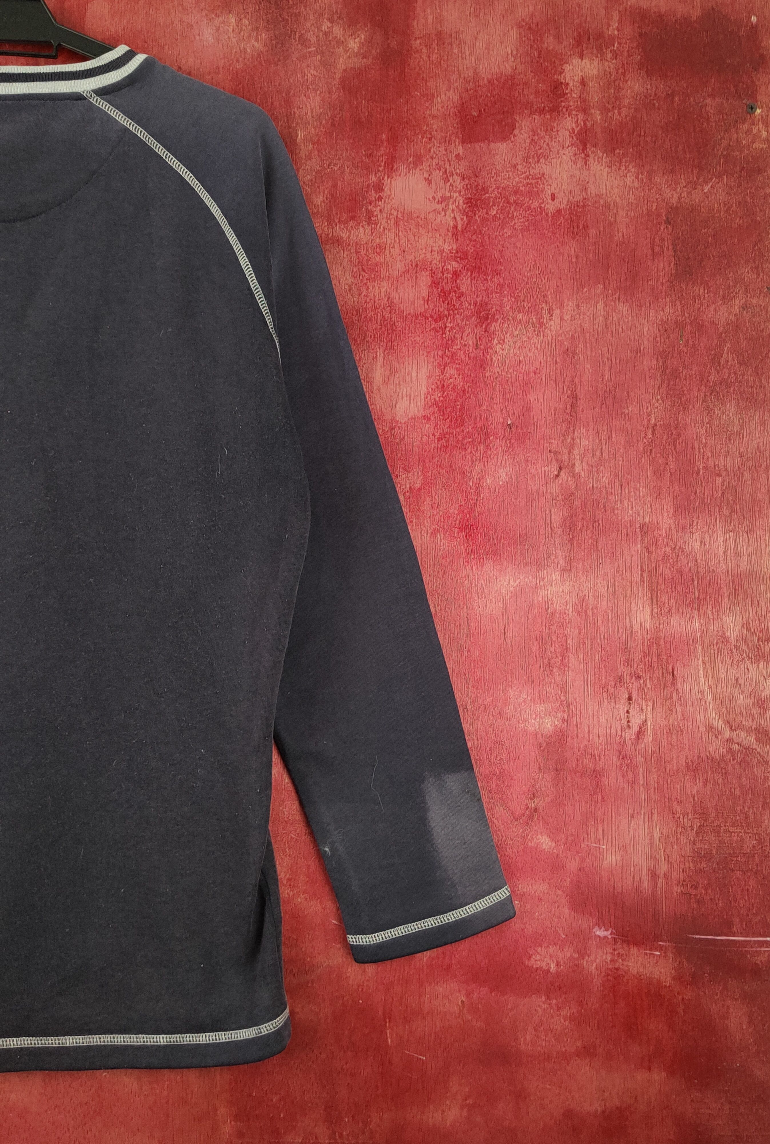 Japanese Brand × Lee × Vintage Lee Dark Blue Faded vintage Sweatshirts #S2118 Size L / US 10 / IT 46 - 11 Thumbnail