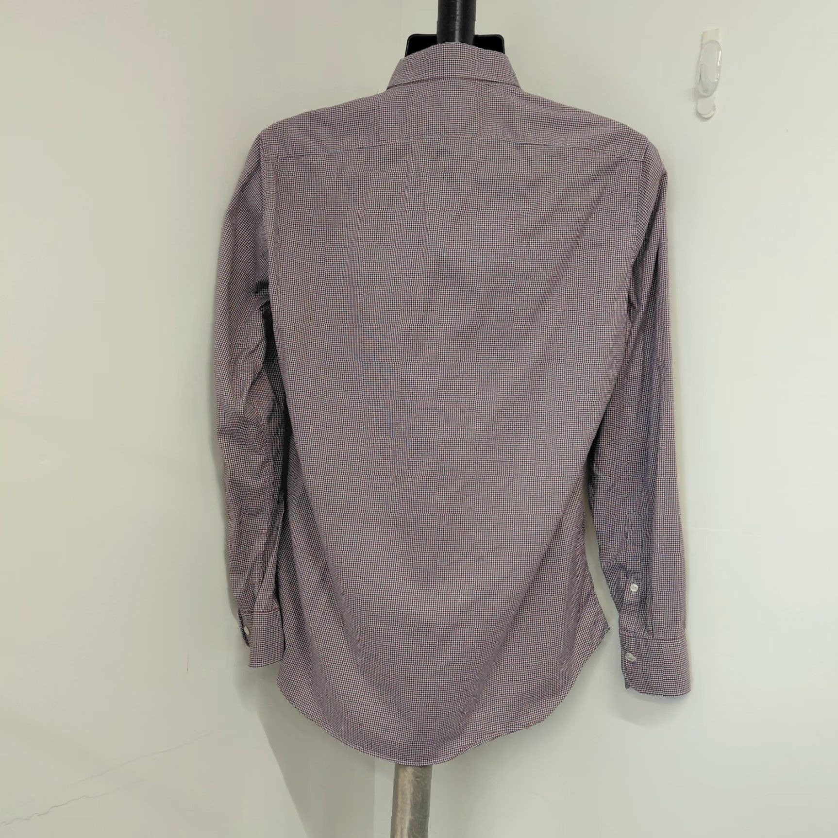 Uniqlo Uniqlo Shirt Men's M Red/Blue Check Slim Fit Button-Down Long Sleeve Size US M / EU 48-50 / 2 - 7 Thumbnail