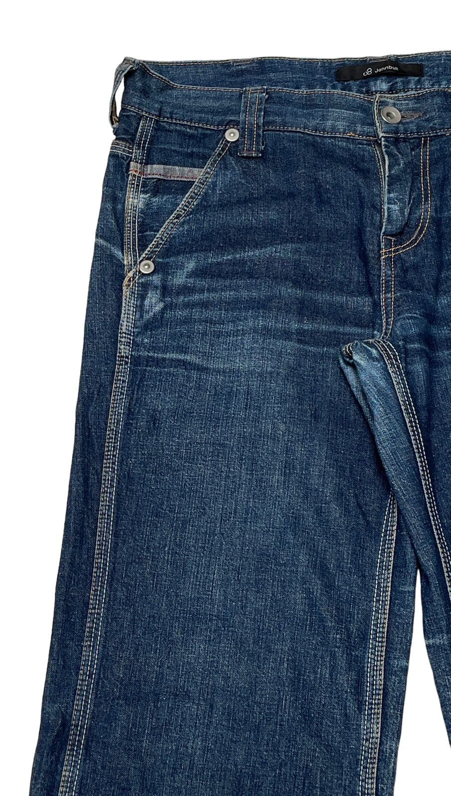 Johnbull Vintage Japanese Brand Johnbull Flared Jeans 2000s Size US 30 / EU 46 - 4 Thumbnail