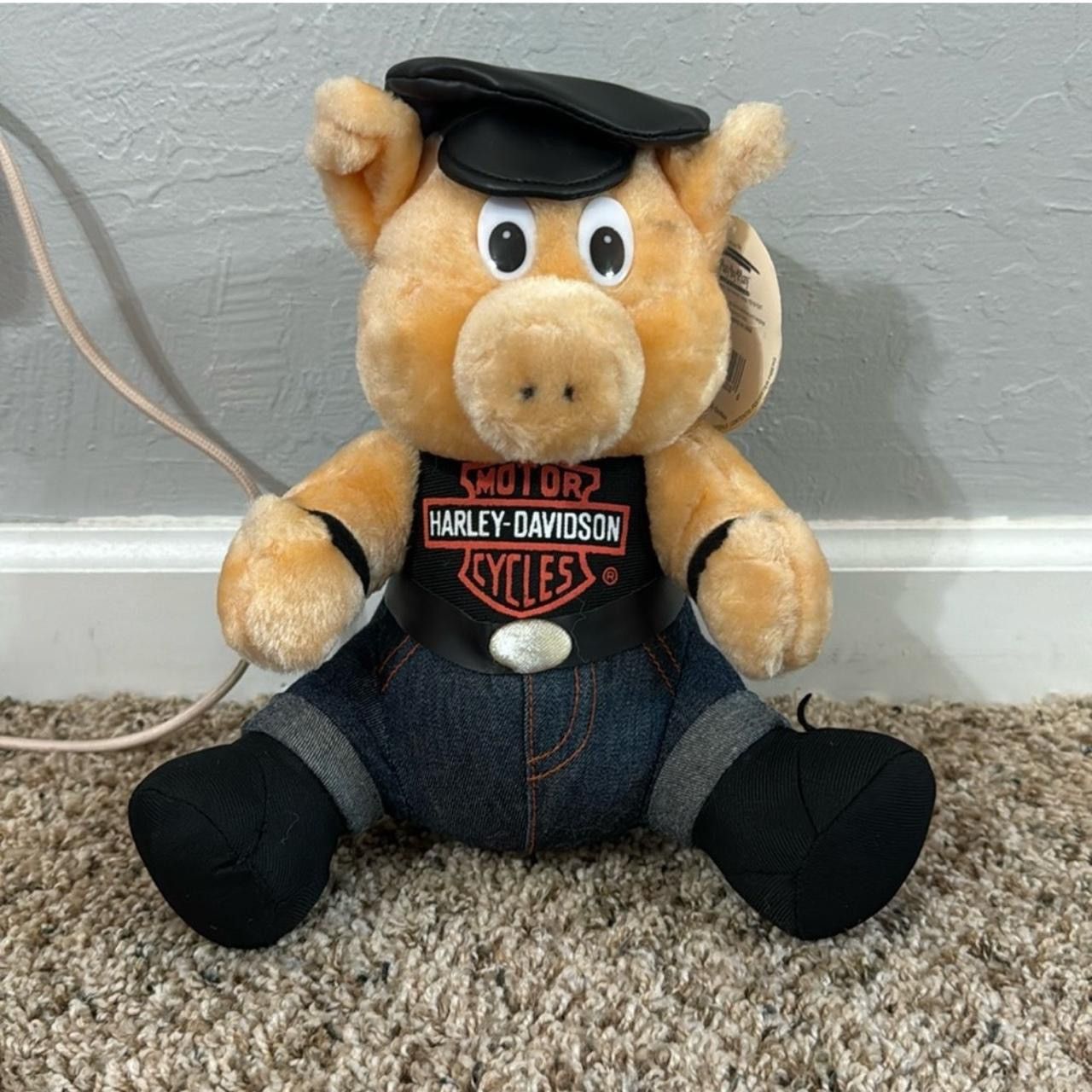 Harley Davidson × Vintage NWT 1993 Harley Davidson Pig Plushy Size ONE SIZE - 1 Thumbnail