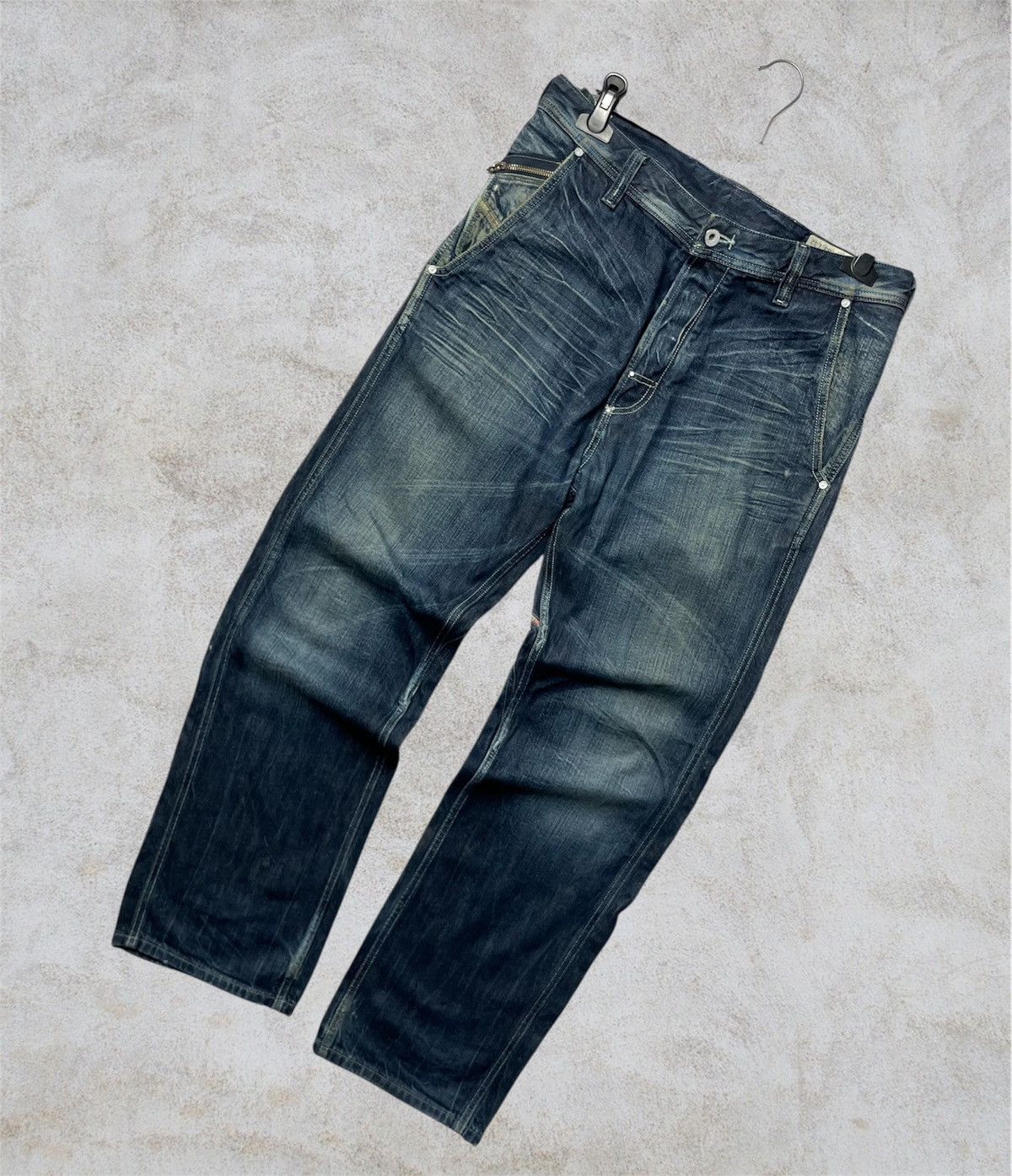 Diesel Diesel vintage y2k jeans size 33 rare faded Size US 33 - 1 Thumbnail