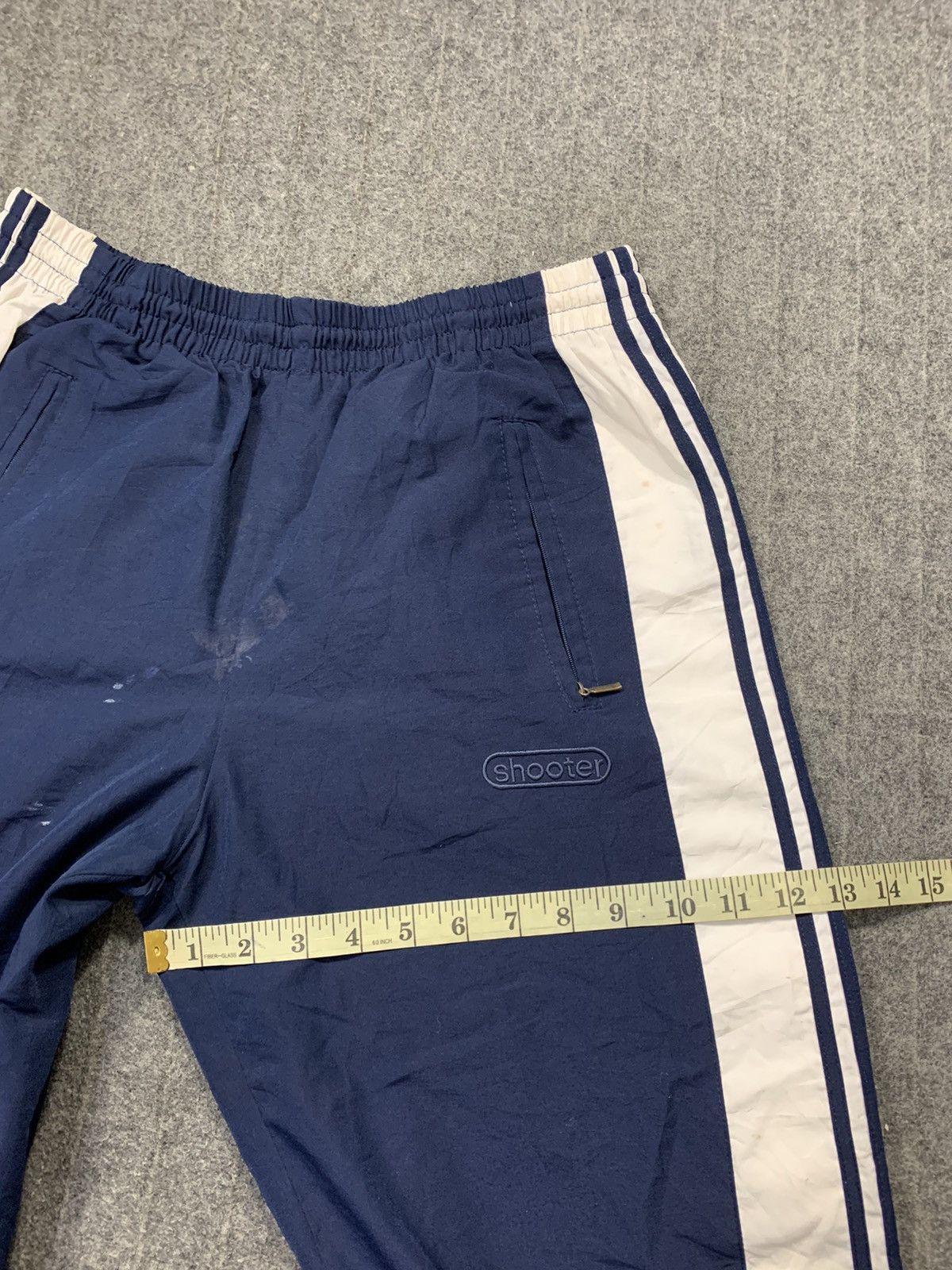 Vintage 90s Shooter Track Pant Side Snap Button Stretchable Waist Size US 28 / EU 44 - 10 Thumbnail