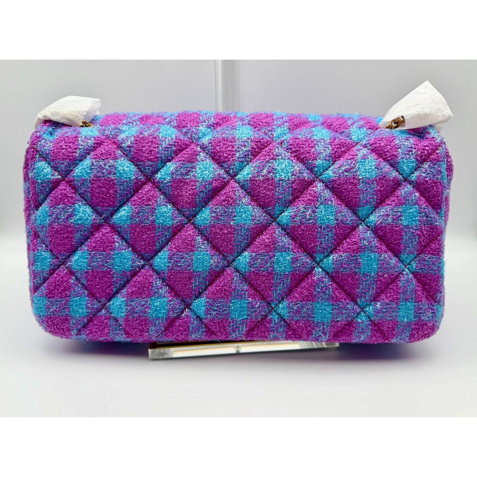 Versace VERSACE Women Wool Jacquard Gold Medusa Quilted Shoulder Bag Size ONE SIZE - 2 Thumbnail