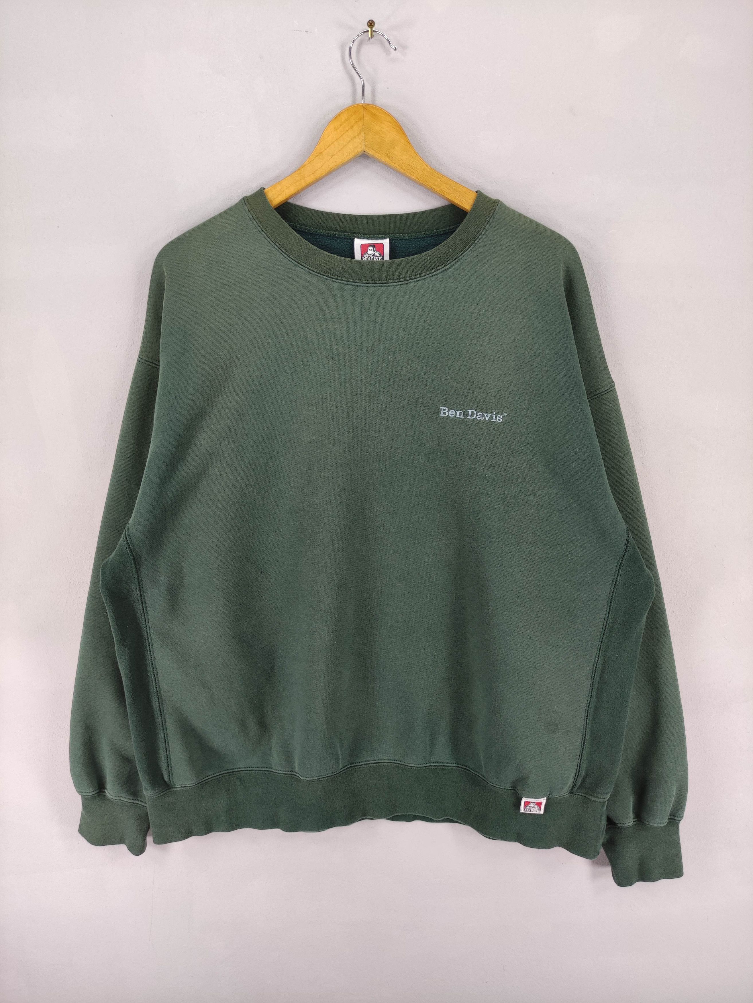 Ben Davis Vintage Ben Davis Small Logo Sweatshirt Jumper Faded Size US XL / EU 56 / 4 - 1 Thumbnail