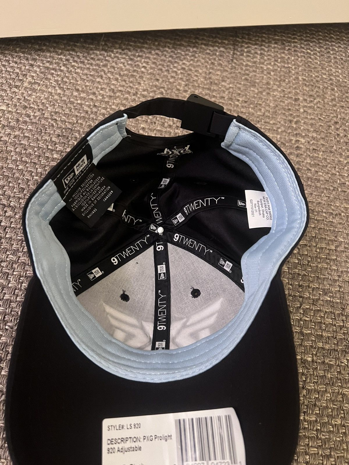 New Era Black pxg golf hat cap adjustable Size ONE SIZE - 2 Thumbnail