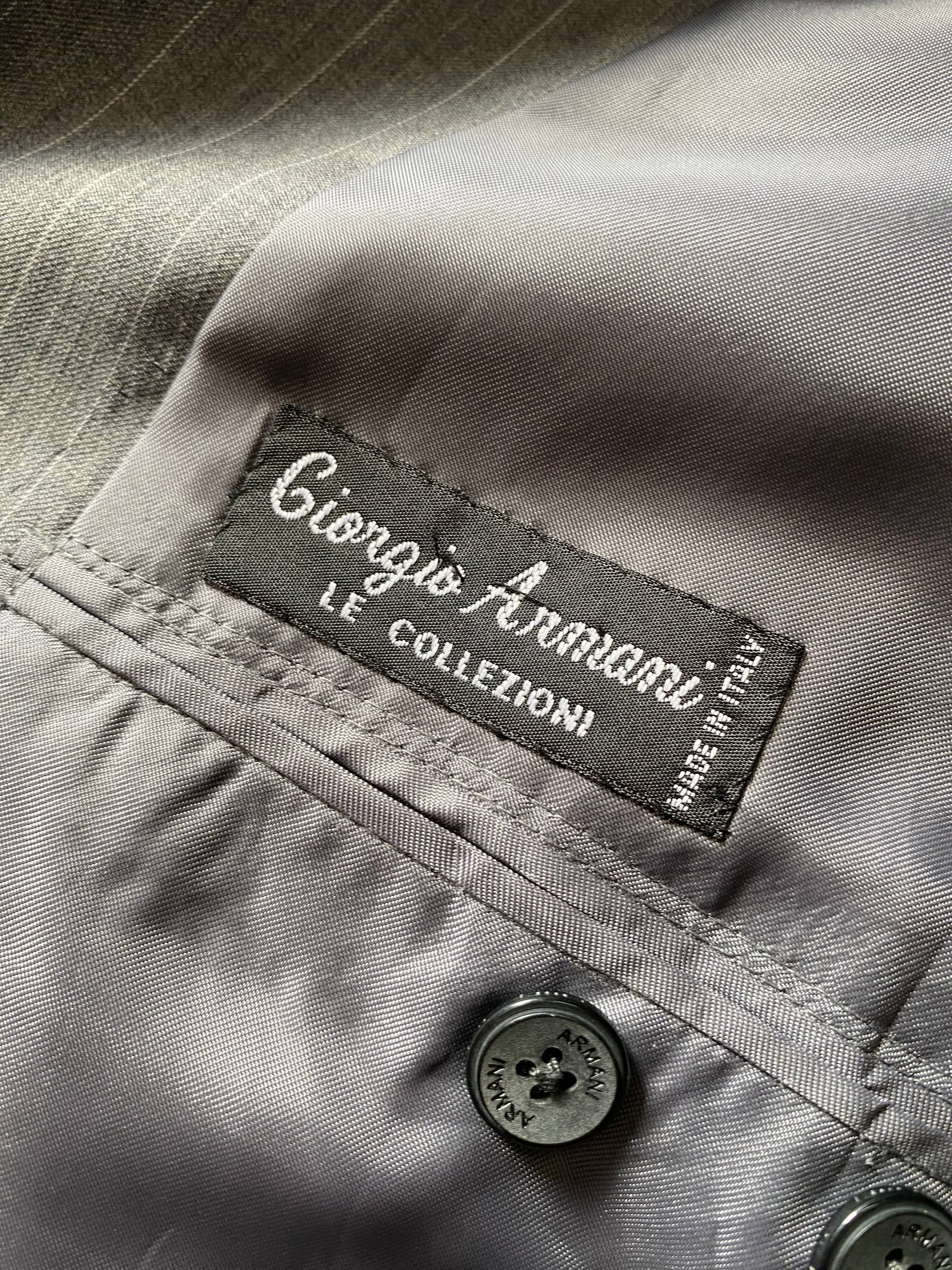 Giorgio Armani Giorgio Armani Pinstripe Blazer Made in Italy Size 46R - 6 Thumbnail