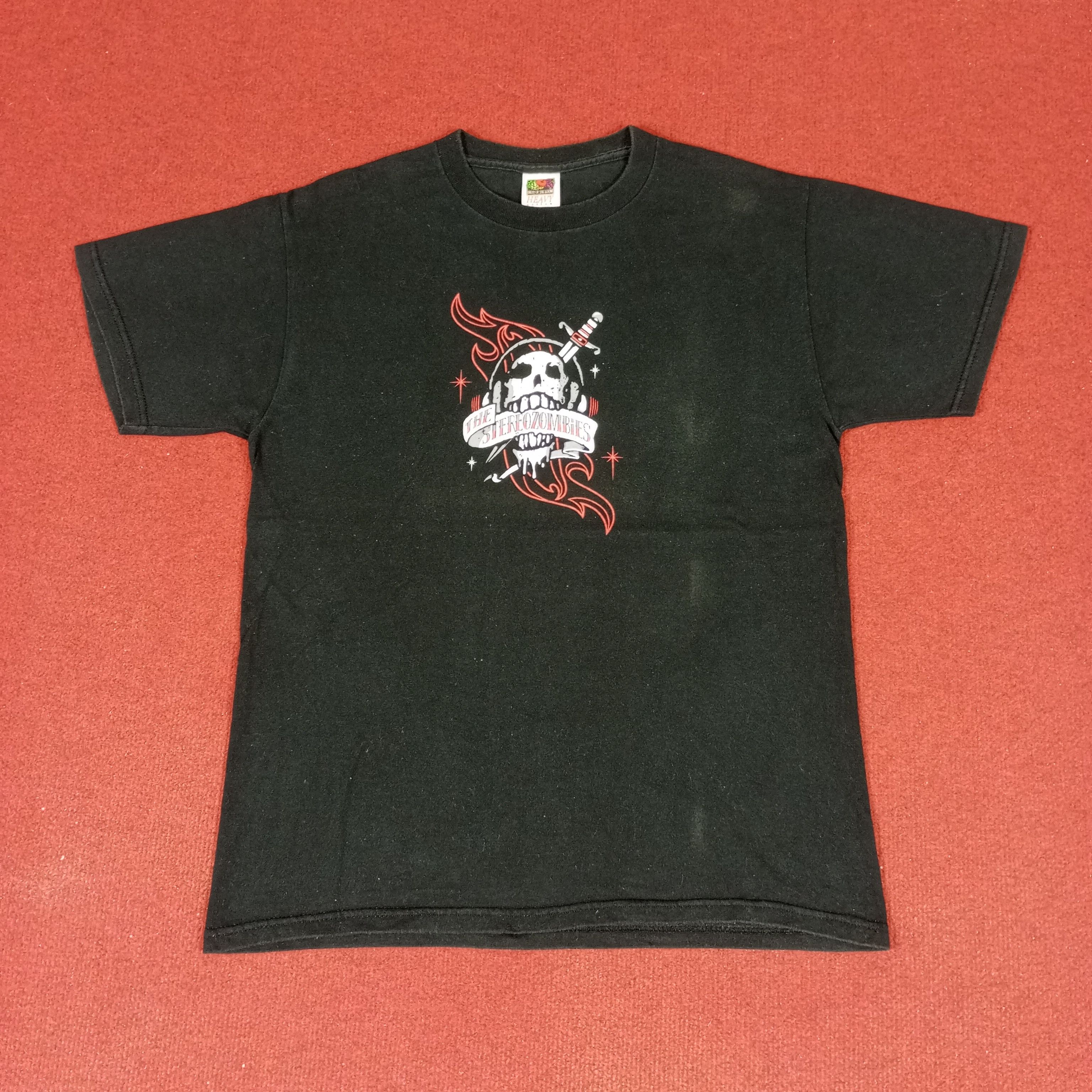 Vintage The Stereozombies Skulls Design Rock Punk Style Vintage Tees Size US M / EU 48-50 / 2 - 1 Thumbnail