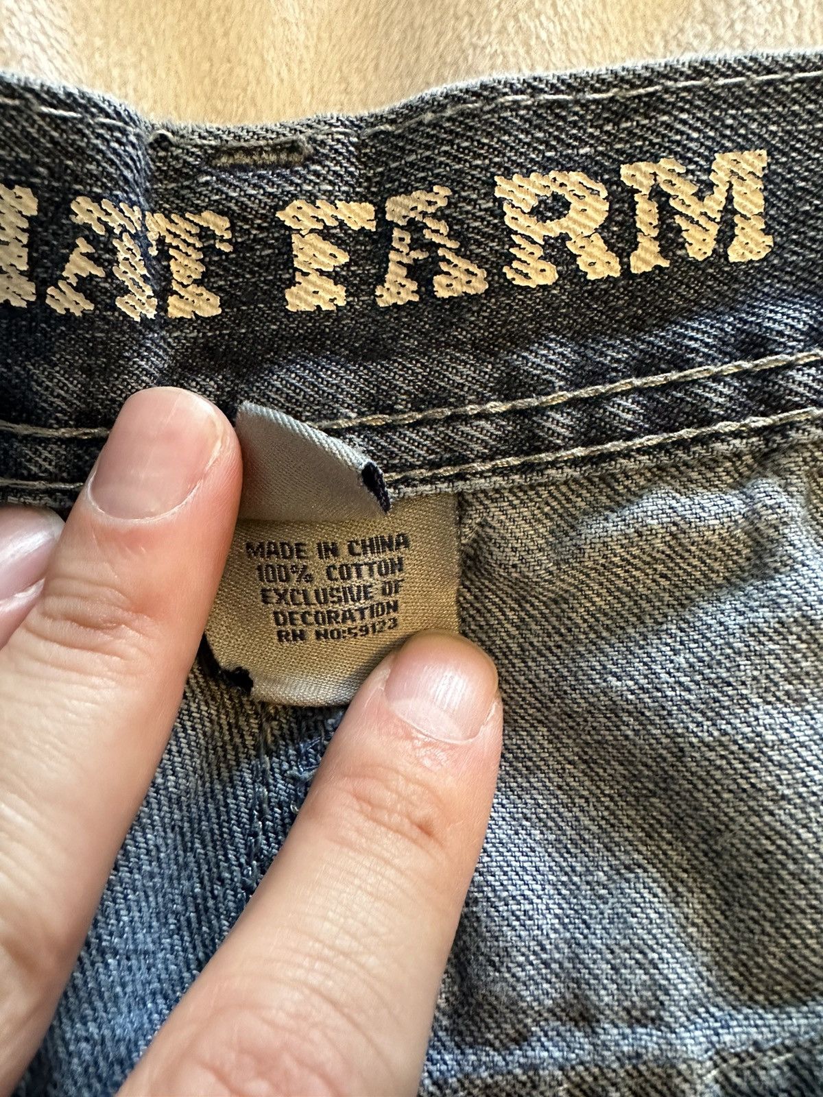 Phat Farm × Vintage Y2K Phat Farm Denim Jean Shorts Mens SZ 38x12 Size US 38 / EU 54 - 7 Thumbnail