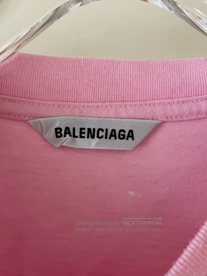 Balenciaga Balenciaga Letter Logo Printed Pink T-shirt, Size S Size US S / EU 44-46 / 1 - 4 Thumbnail