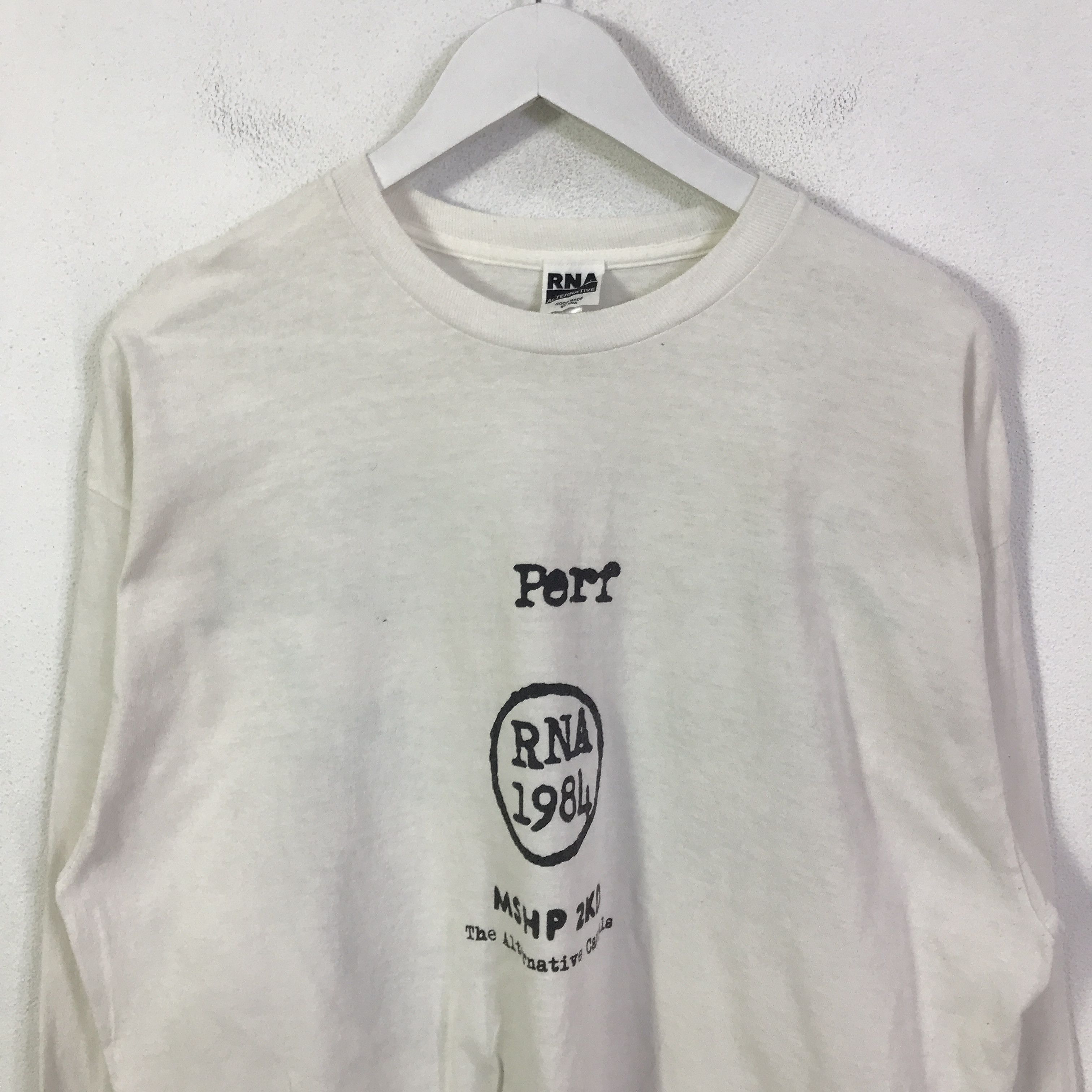 Japanese Brand Rna japan alternative 1984 long sleeve t-shirt K117B4 Size US M / EU 48-50 / 2 - 4 Thumbnail