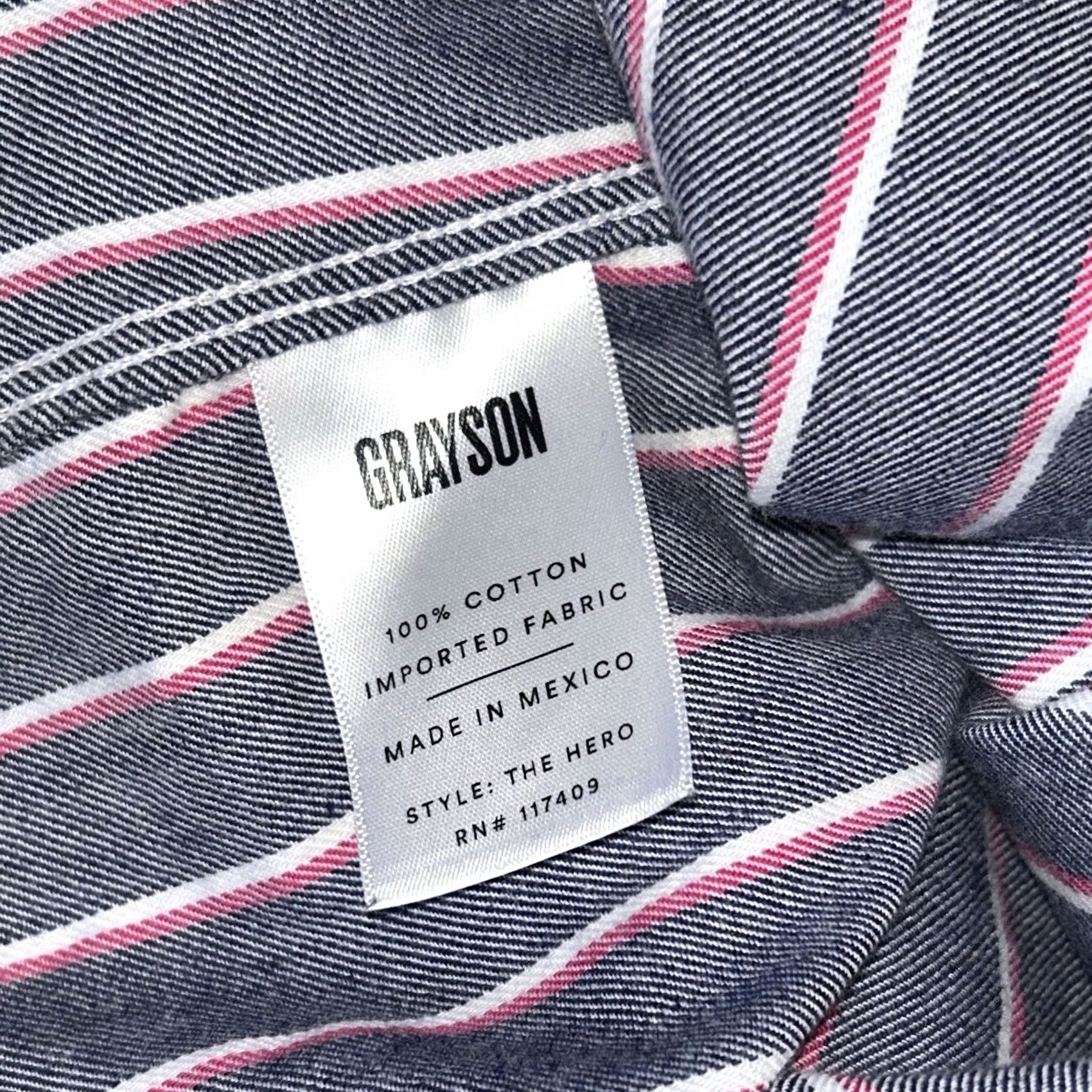 Vintage VINTAGE Grayson The Hero Button Down Shirt Long Sleeve Blouse Women’s 04 Large Size L / US 10 / IT 46 - 6 Thumbnail