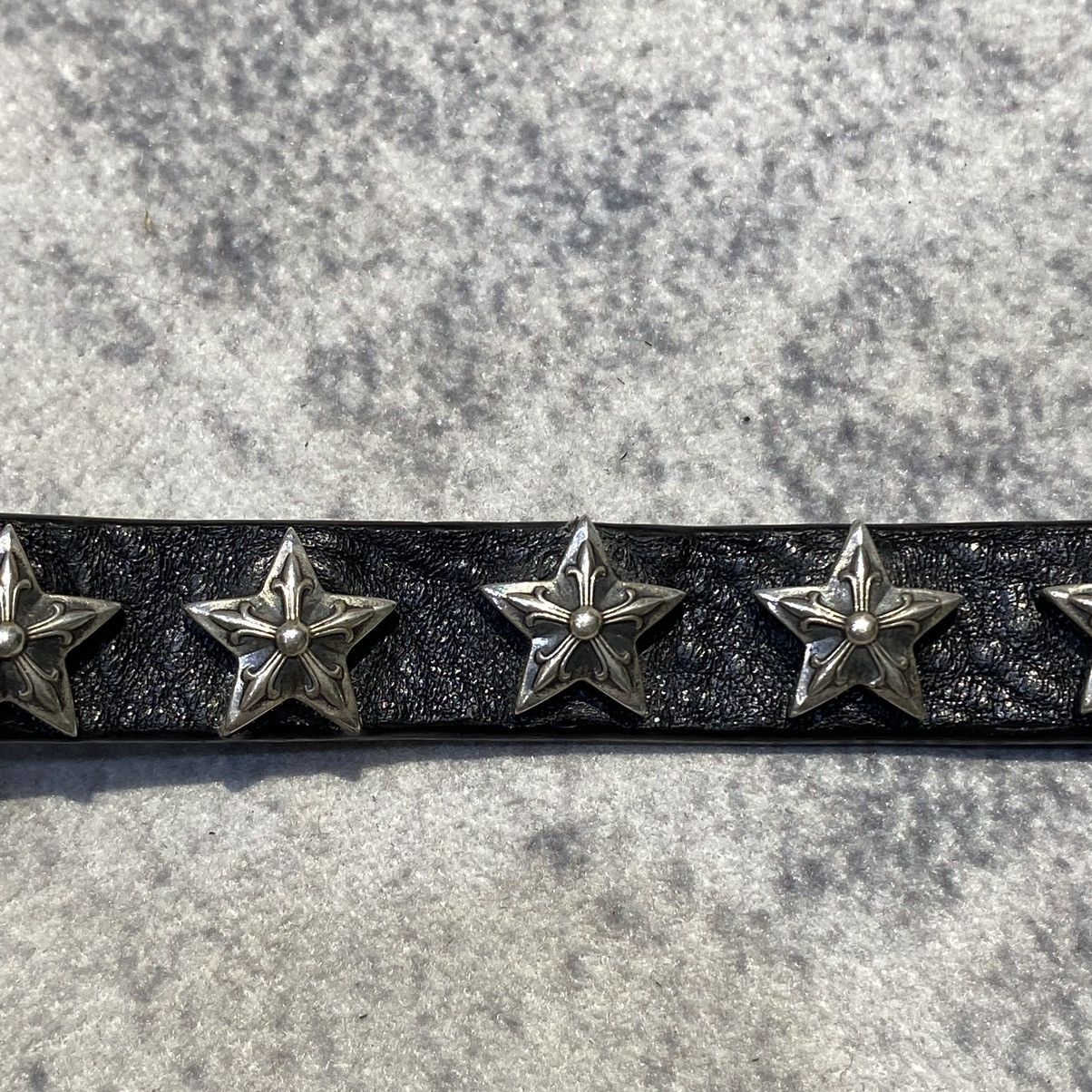 Chrome Hearts Chrome Hearts 2 BTTN/ 2 SNAP Star silver bracelet black Size ONE SIZE - 9 Thumbnail