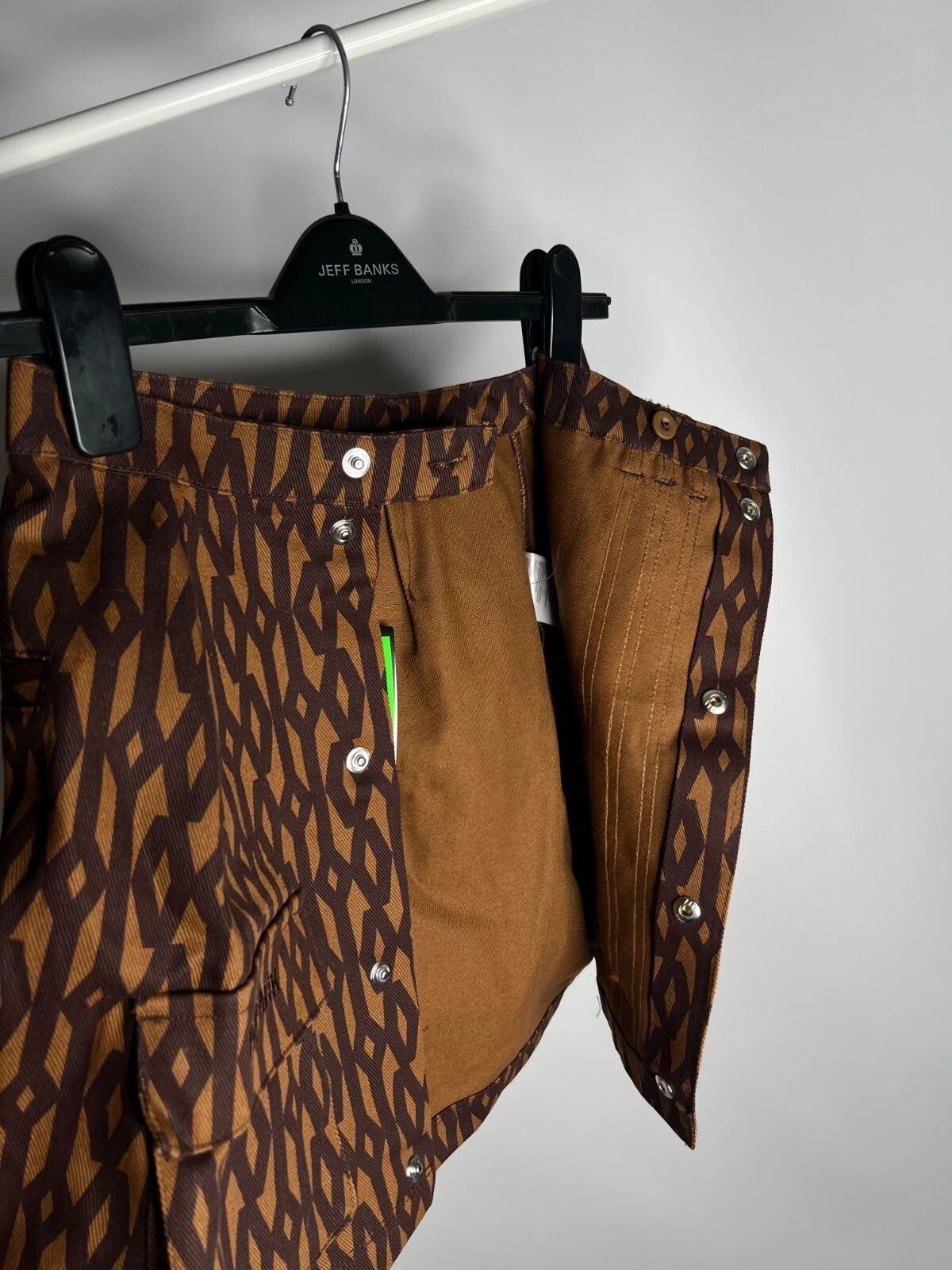 Adidas × Ivy Park Ivy Park X Adidas Monogram Jeans Short Skirt Wild Brown Size 26" / US 2 / IT 38 - 9 Thumbnail