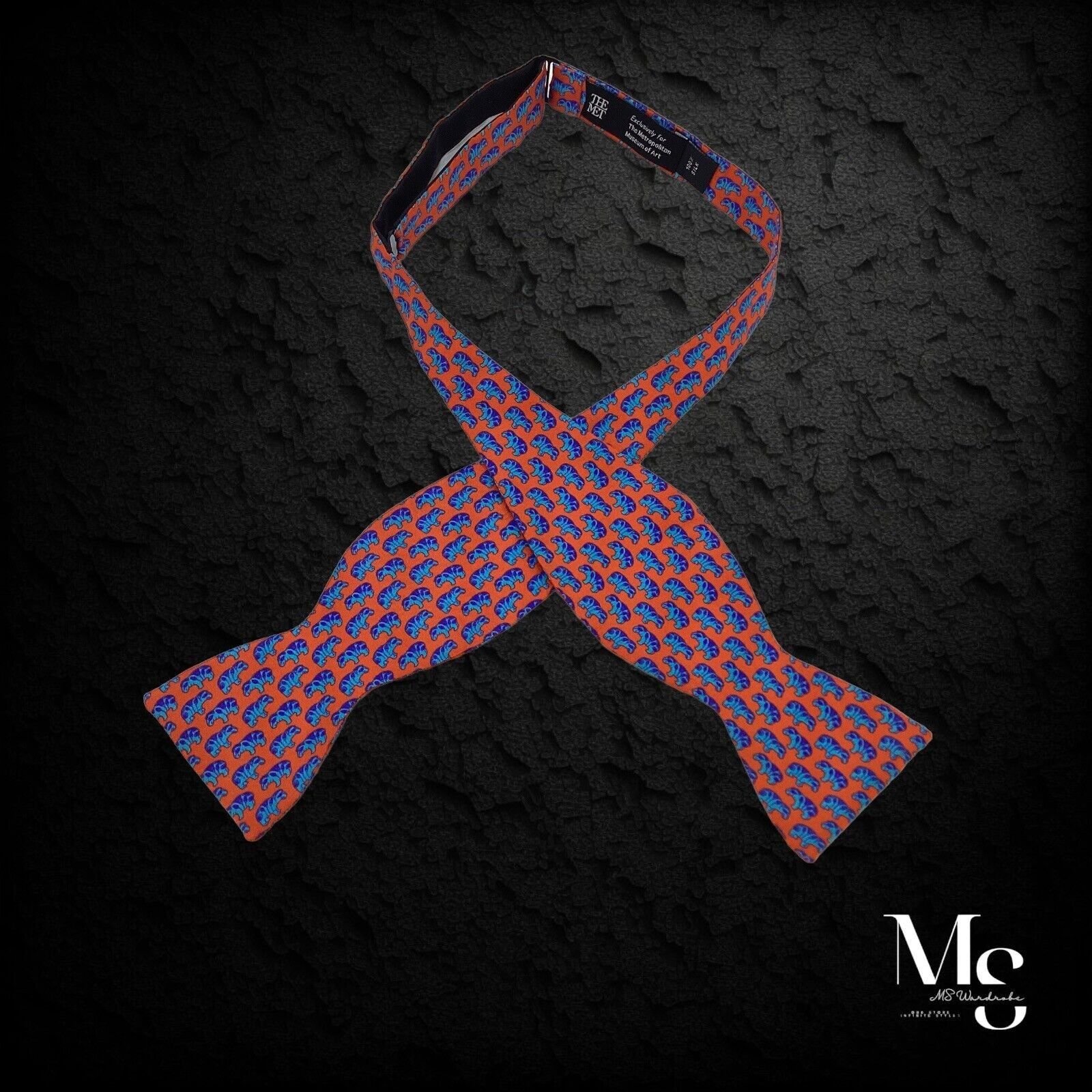 Other THE METRPOLITAN MUSEUM Of Art Flame Animal Print Self Bow Ti Size ONE SIZE - 1 Thumbnail