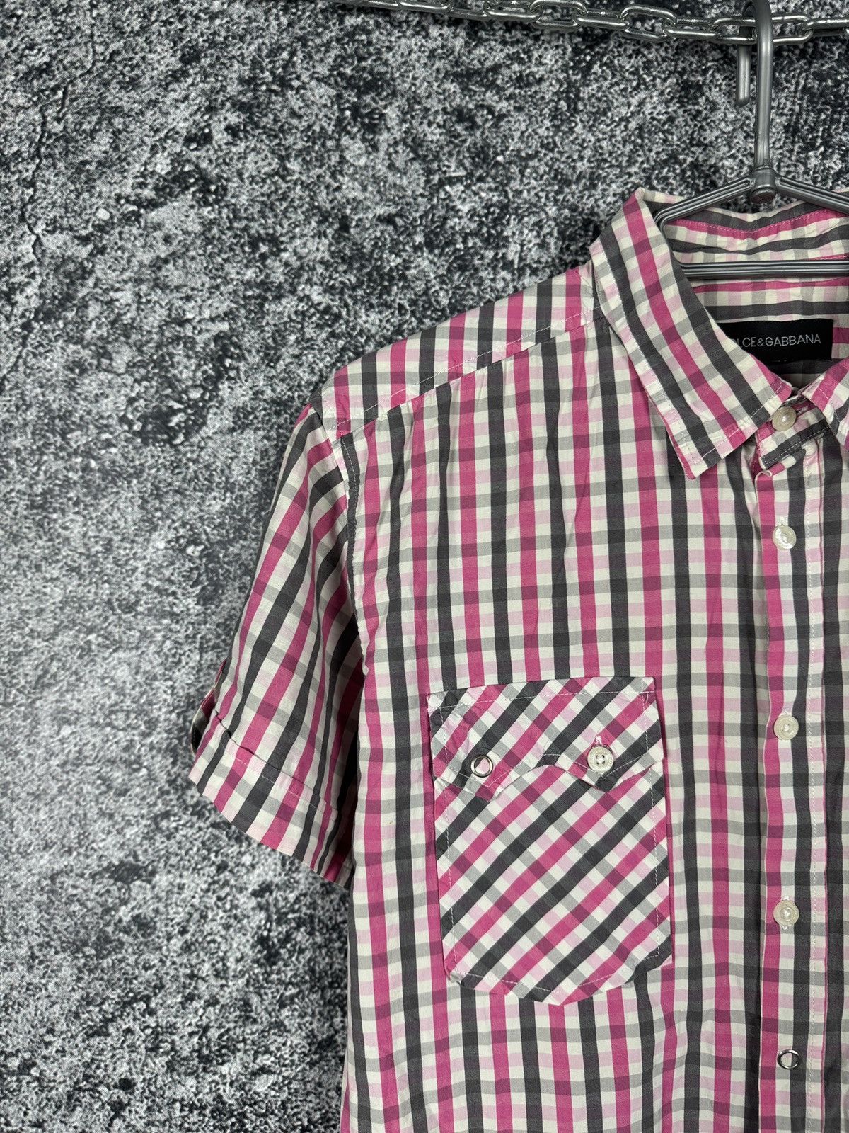 Dolce & Gabbana Dolce Gabbana Short Sleeve Shirt Button Up Luxury Size XL Size XL / US 12-14 / IT 48-50 - 3 Thumbnail