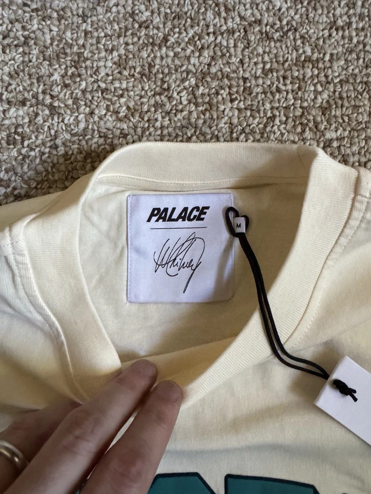 Palace Palace x Whitney Houston Tee - Off White Size Medium NWT Size US M / EU 48-50 / 2 - 3 Thumbnail