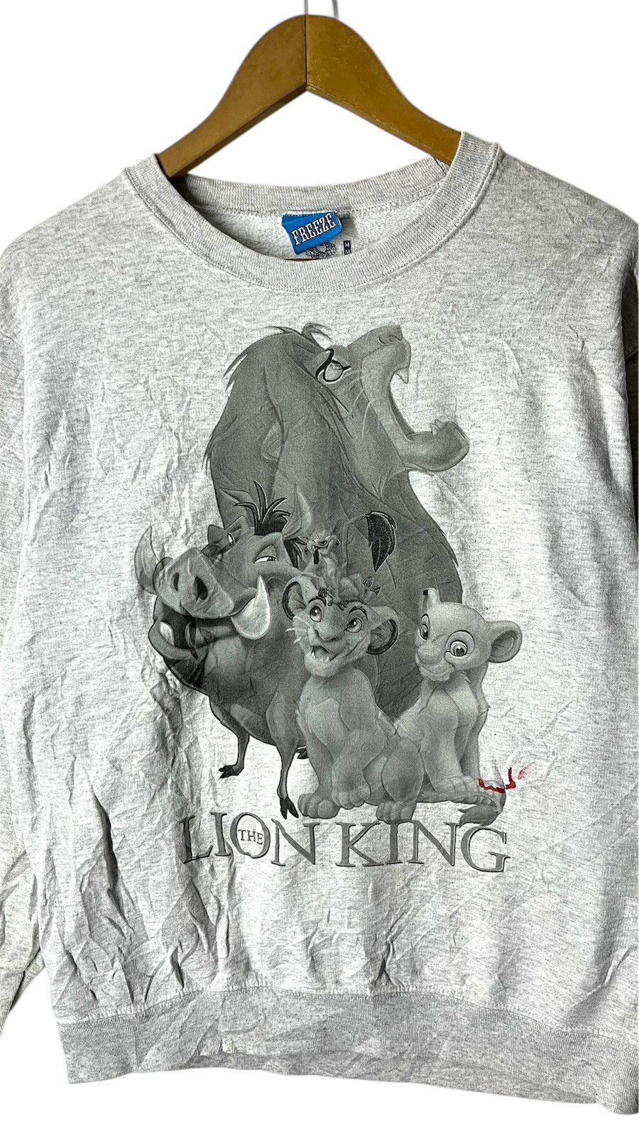 Vintage THE LION KING MOVIE 90s SWEATSHIRT JACKET Size US S / EU 44-46 / 1 - 3 Thumbnail