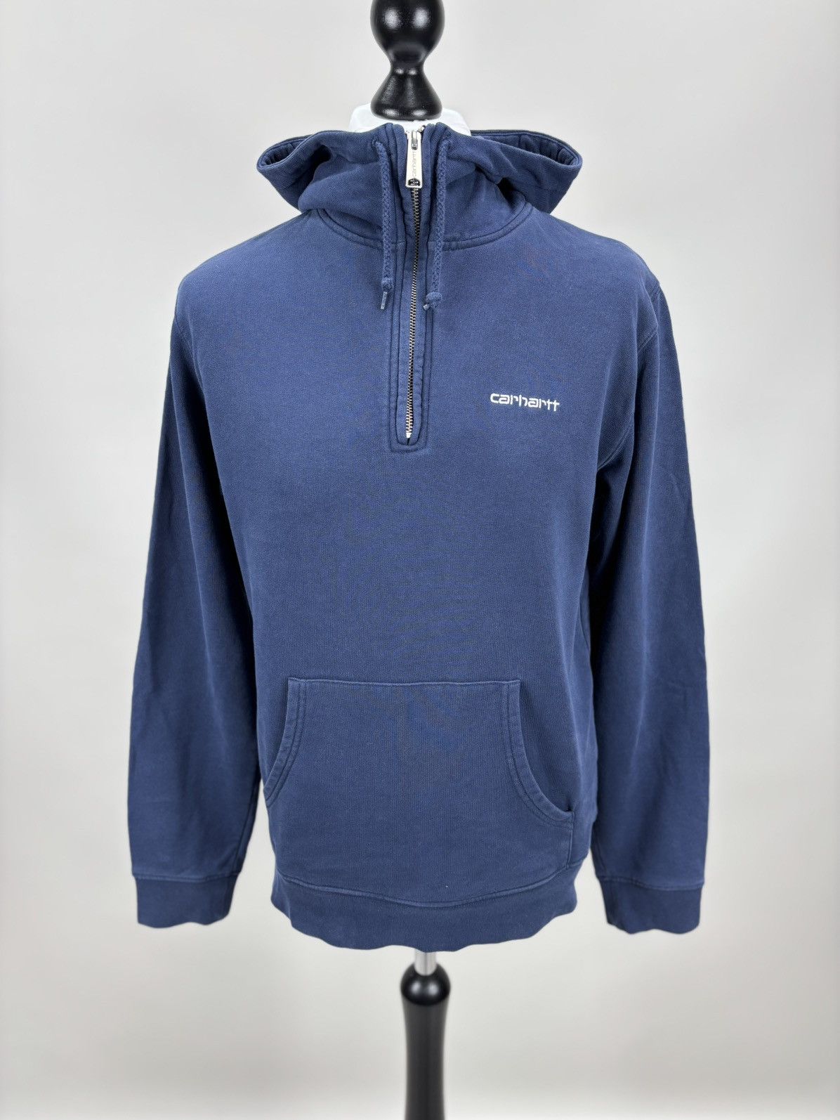 Carhartt Mens hoodie Carhartt Size M Color Blue Size US M / EU 48-50 / 2 - 2 Thumbnail