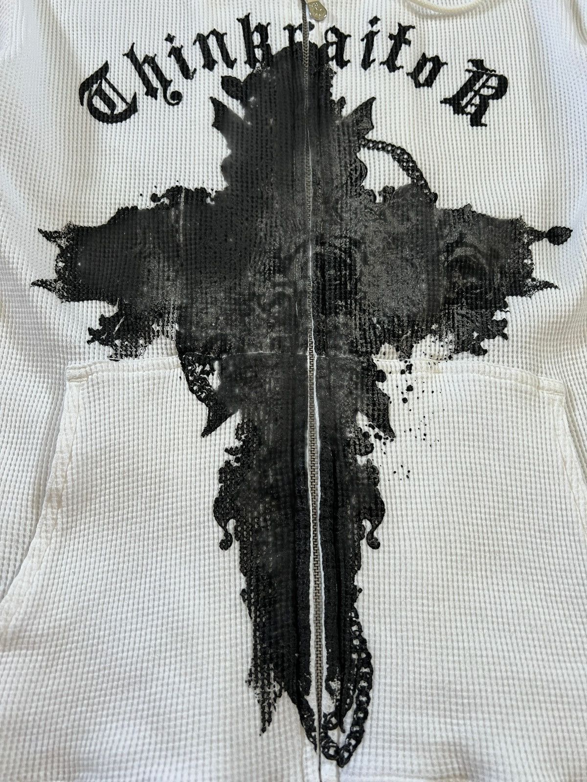 If Six Was Nine × Japanese Brand × Tornado Mart Tornado Mart Goth Printed Thermal Zipper Hoodie Size US S / EU 44-46 / 1 - 8 Thumbnail