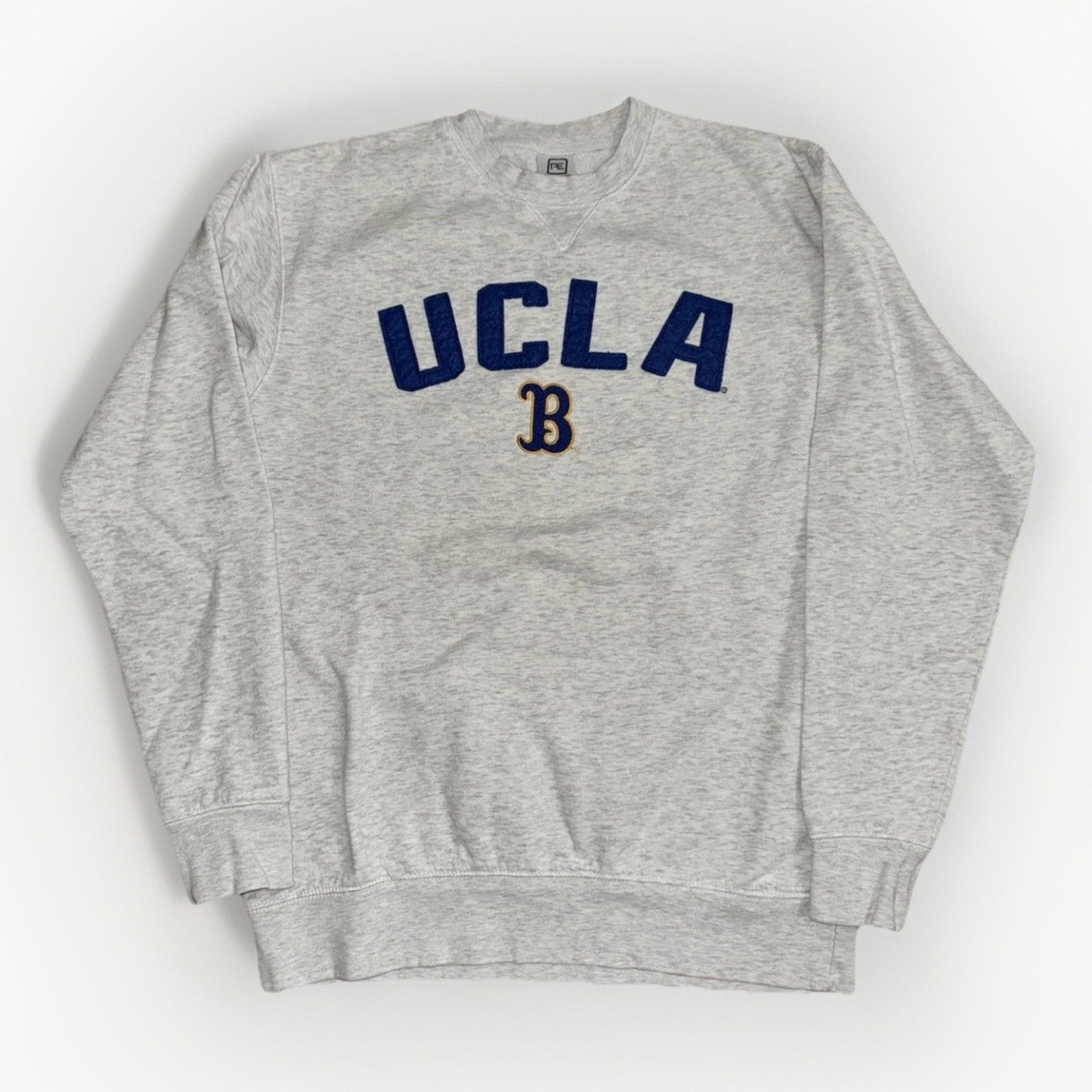 Vintage UCLA Bruins Felt Appliqué Crewneck Sweatshirt Gray M 20x28 Size US M / EU 48-50 / 2 - 1 Thumbnail