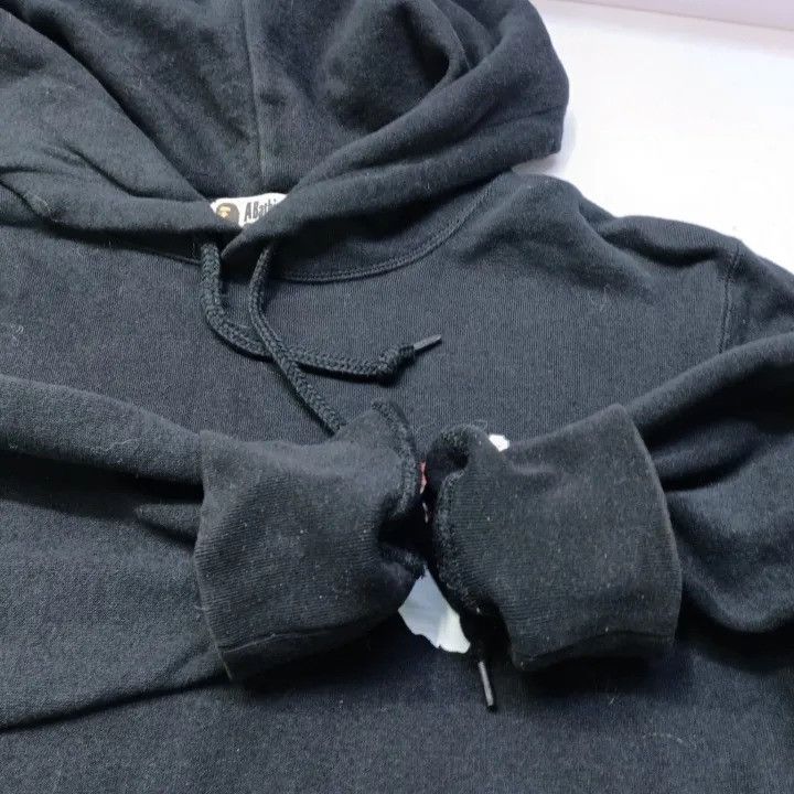 Bape BAPE Men's Black Baby Milo Logo Pullover Hoodie Size US XL / EU 56 / 4 - 7 Thumbnail