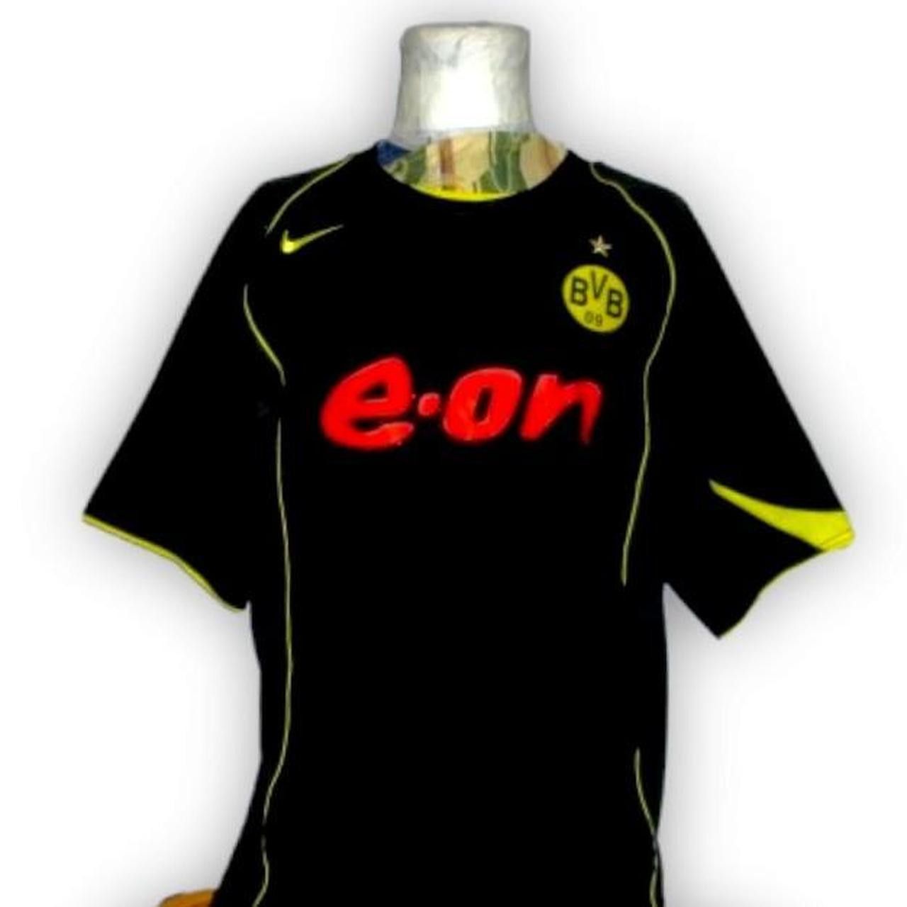 Nike Borussia Dortmund Germany 2004 2005 Away Shirt Jersey BVB Size US XL / EU 56 / 4 - 1 Thumbnail