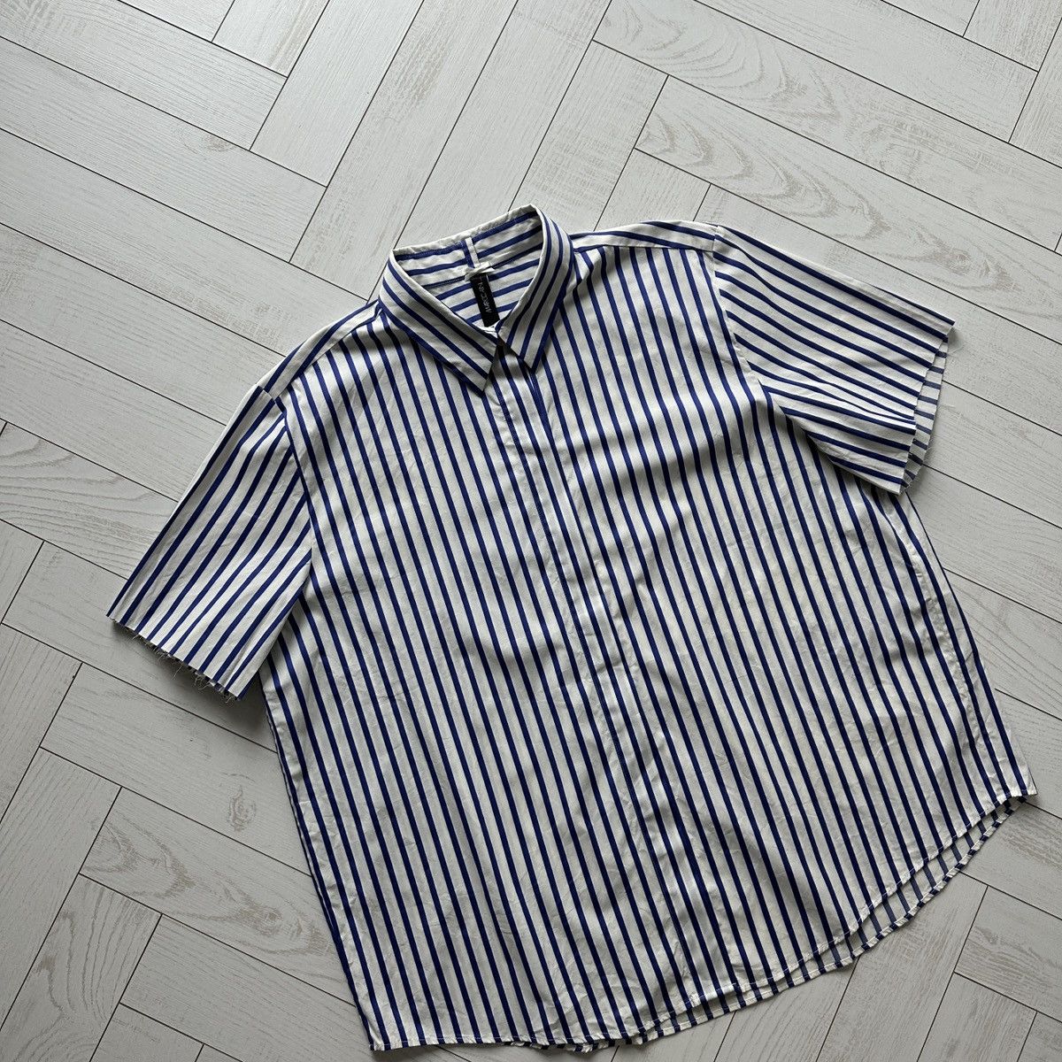 Other Marc Cain basic woman striped oversize shirt Portugal y2k Size XXL / US 16-18 / IT 52-54 - 3 Thumbnail