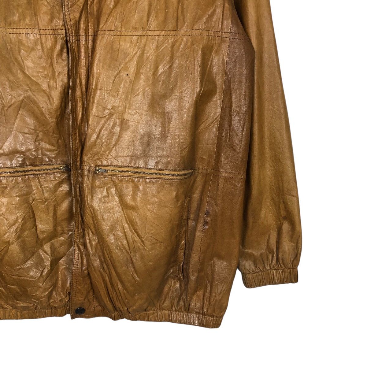 Japanese Brand × Vintage 📌Vintage Biker Leather Jacket Bleriot Size US L / EU 52-54 / 3 - 6 Thumbnail