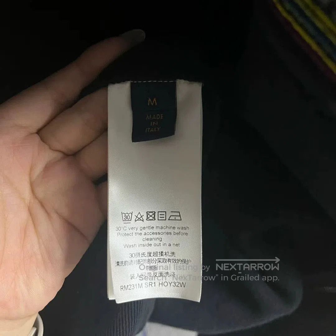 Louis Vuitton louis vuitton black zip hoodie with logo. Size US M / EU 48-50 / 2 - 4 Thumbnail