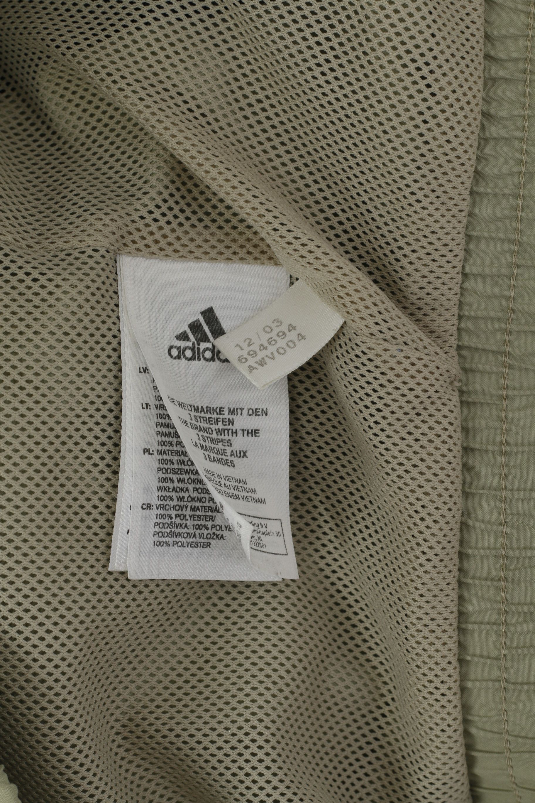 Adidas Adidas Men L Jacket Beige Vintage 2481 Size US L / EU 52-54 / 3 - 4 Thumbnail