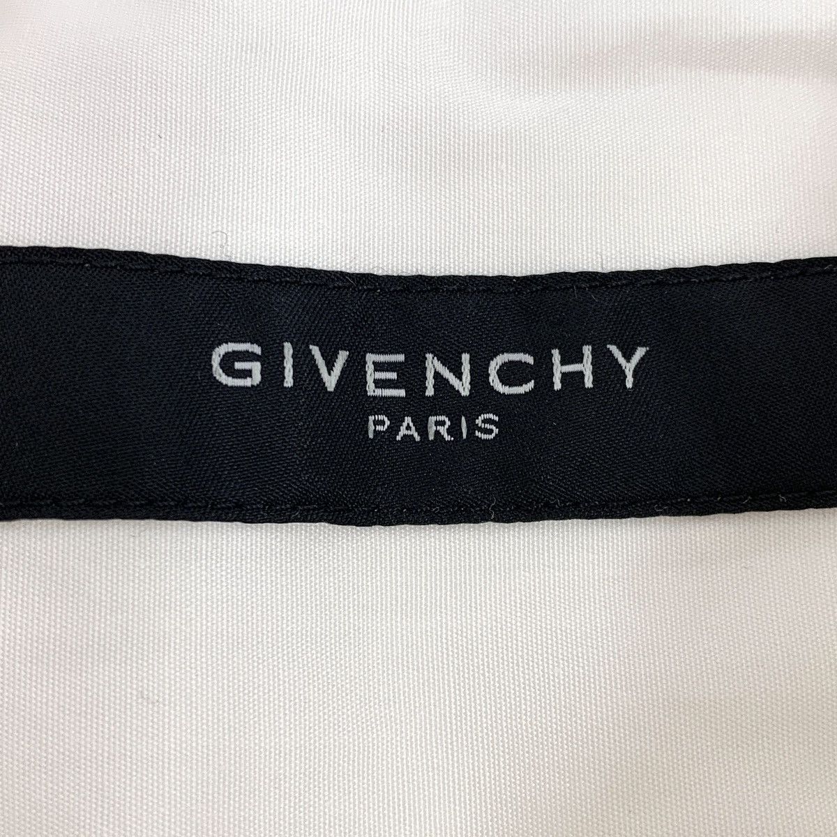 Givenchy Givenchy White Cotton Collared Short Sleeve Shirt K26WX Size US XS / EU 42 / 0 - 5 Thumbnail